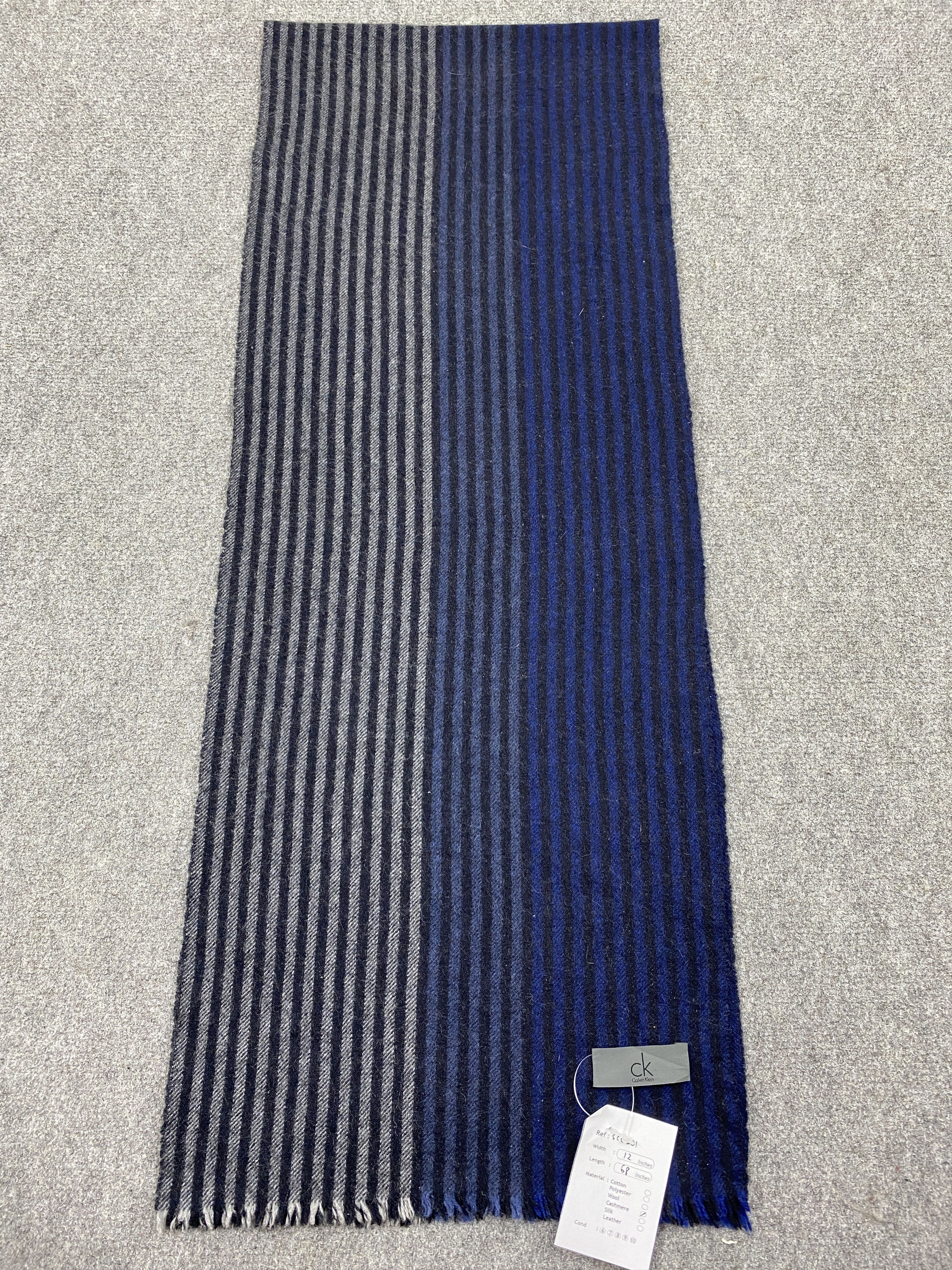 Calvin Klein Calvin Klein Scarf Wool Muffler Scarves Neckwear - SC0201 Size ONE SIZE - 2 Thumbnail