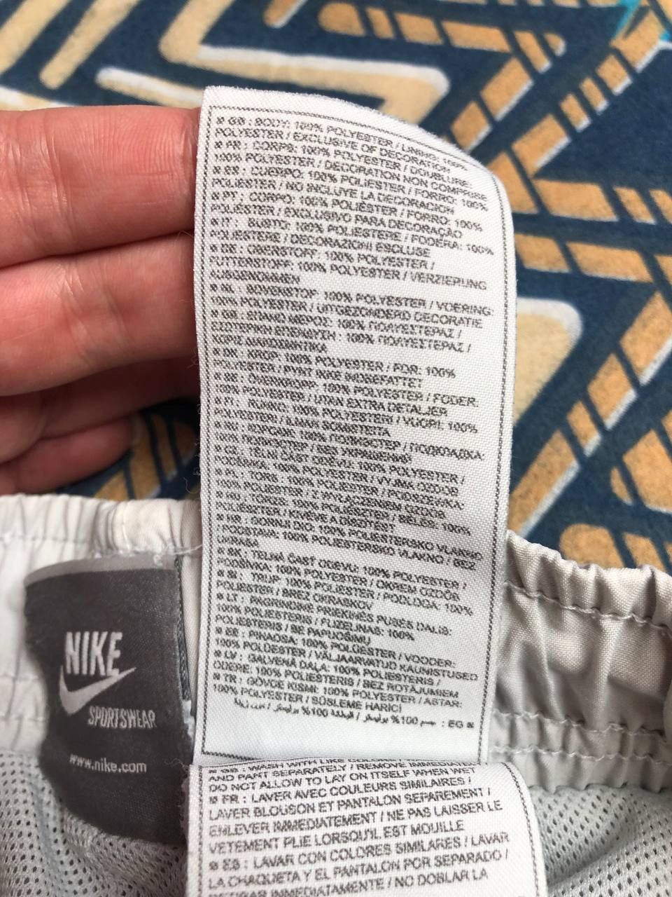 Nike NIKE shorts white streetwear logo Vintage Y2K size L Size US 34 / EU 50 - 4 Thumbnail