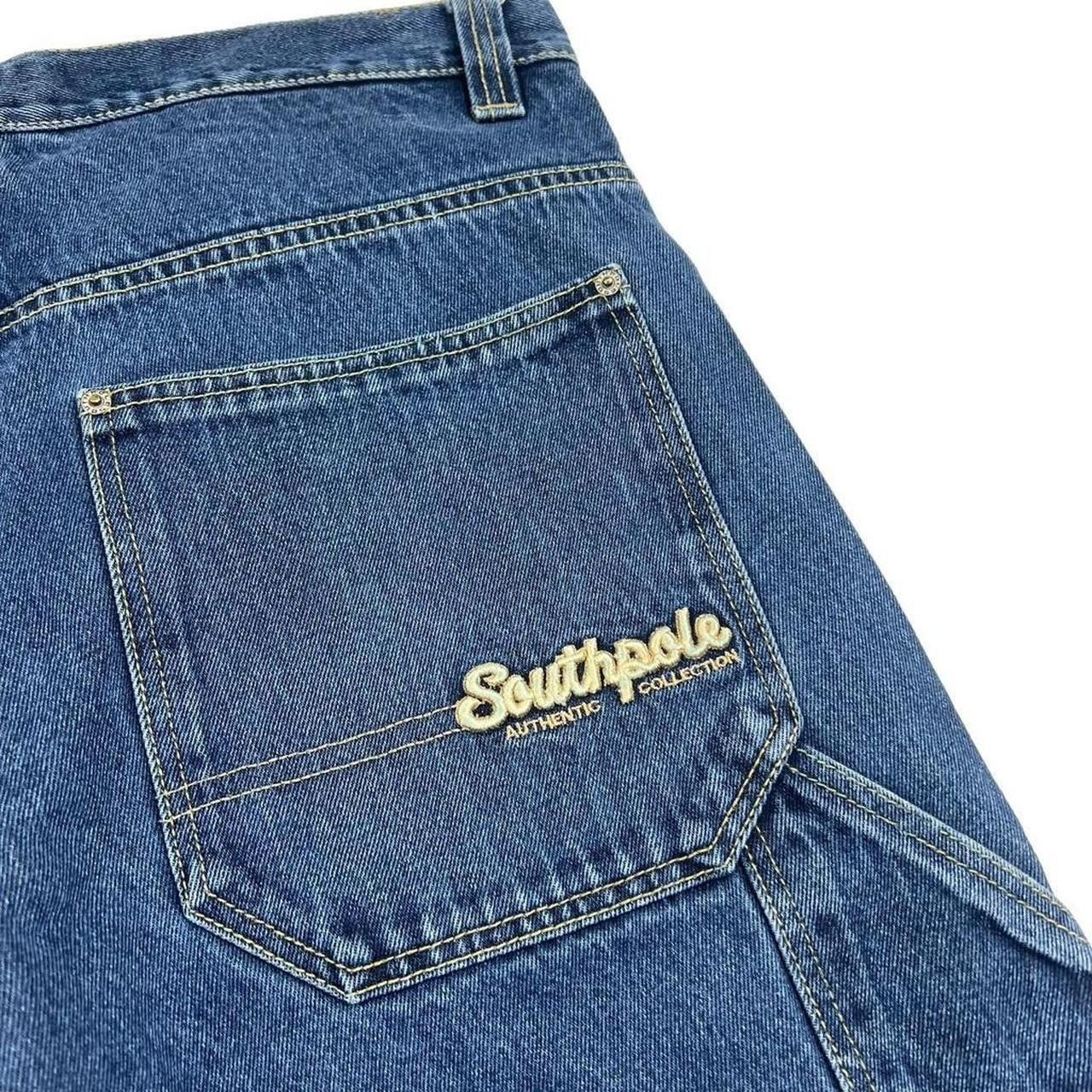 Southpole Vintage Baggy Southpole Denim Shorts / Jorts - Waist: 36” Size US 36 / EU 52 - 4 Thumbnail