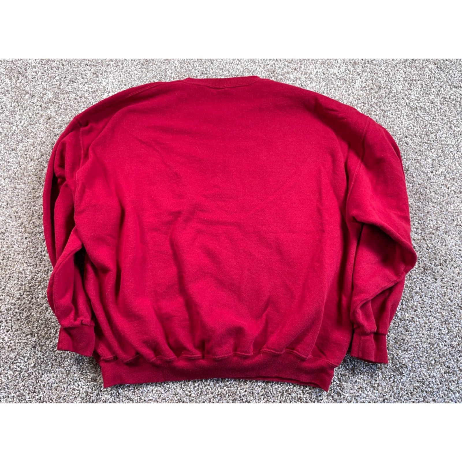 Russell Athletic VTG Russell Athletic Sweatshirt Adult 2XL Dark Red Crewneck Solid Blank 50/50 Size US XXL / EU 58 / 5 - 3 Thumbnail