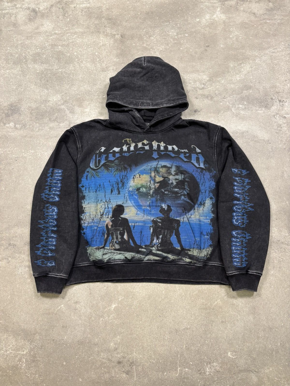 Godspeed Godspeed Artificial Love Hoodie, Washed Black Size US XS / EU 42 / 0 - 1 Thumbnail