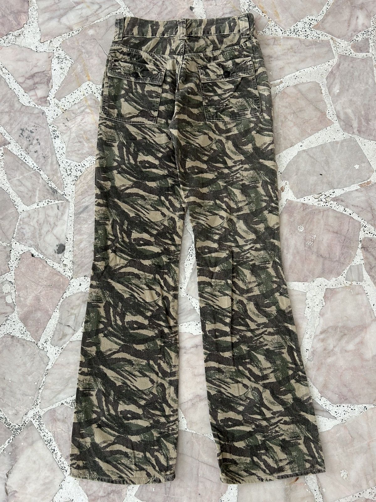 Kapital Kapital Camo Corduroy Japan Vintage Trousers Size US 27 - 2 Thumbnail