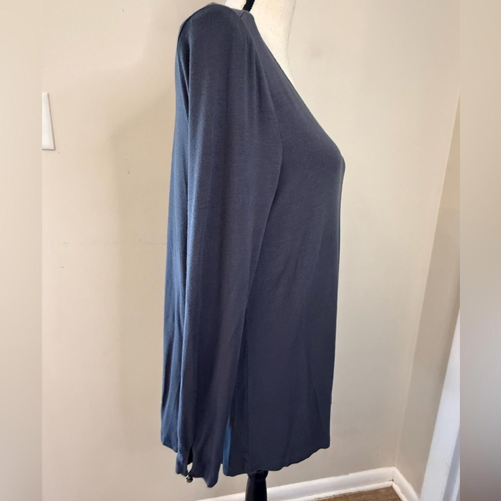 Other Matilda Jane dark gray long sleeve tunic top SZ M Size M / US 6-8 / IT 42-44 - 2 Thumbnail