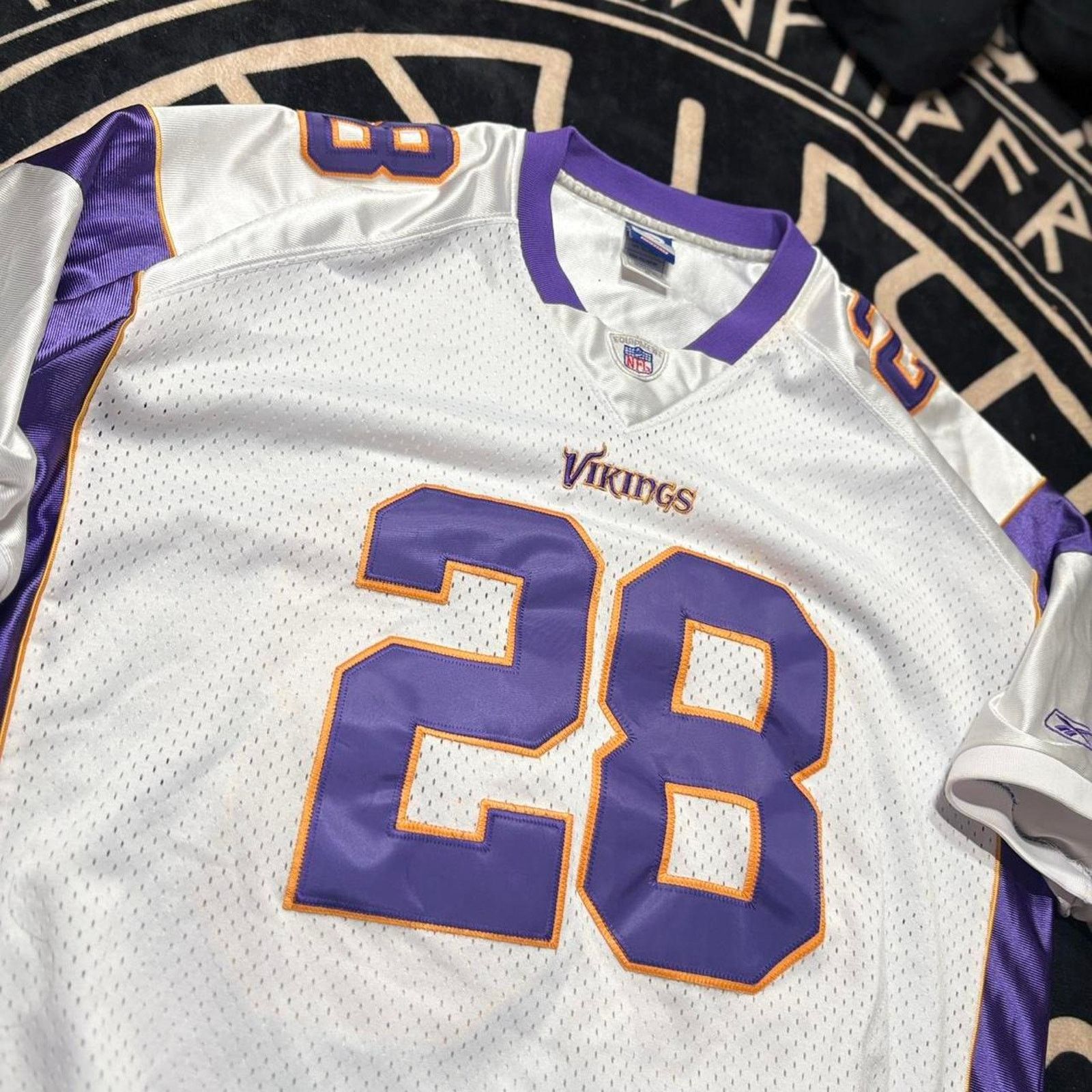 Reebok Vintage adrian peterson minnesota vikings jersey size 52 #28 Size US XL / EU 56 / 4 - 2 Thumbnail