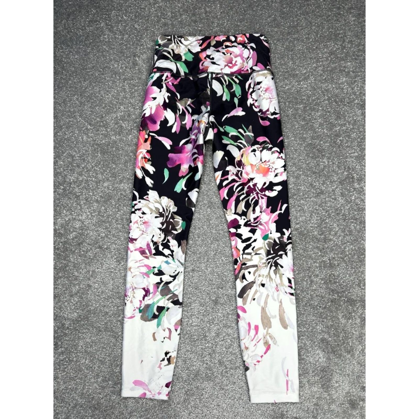 Athleta Athleta Elation Blossom Leggings Womens XS Multicolor Floral Skinny Leg Mid Rise Size 26" / US 2 / IT 38 - 2 Thumbnail
