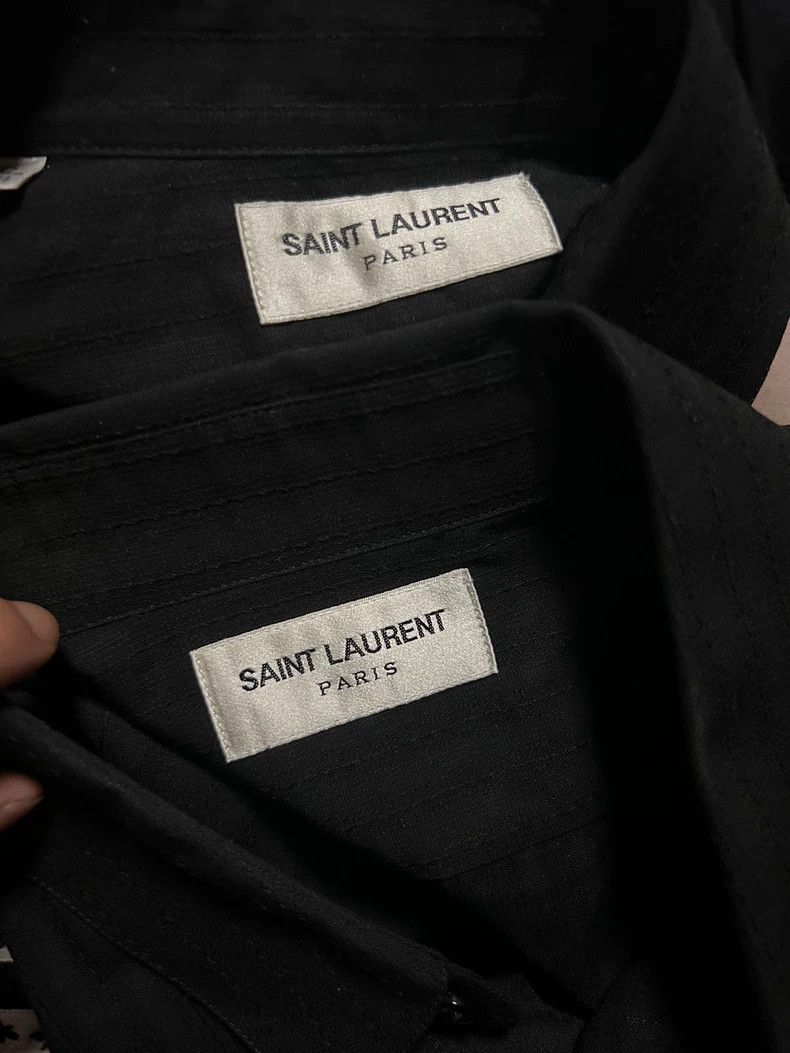 Yves Saint Laurent Saint Laruent size 37 2020SS Black and White Court Shirt 25 Size US M / EU 48-50 / 2 - 5 Thumbnail