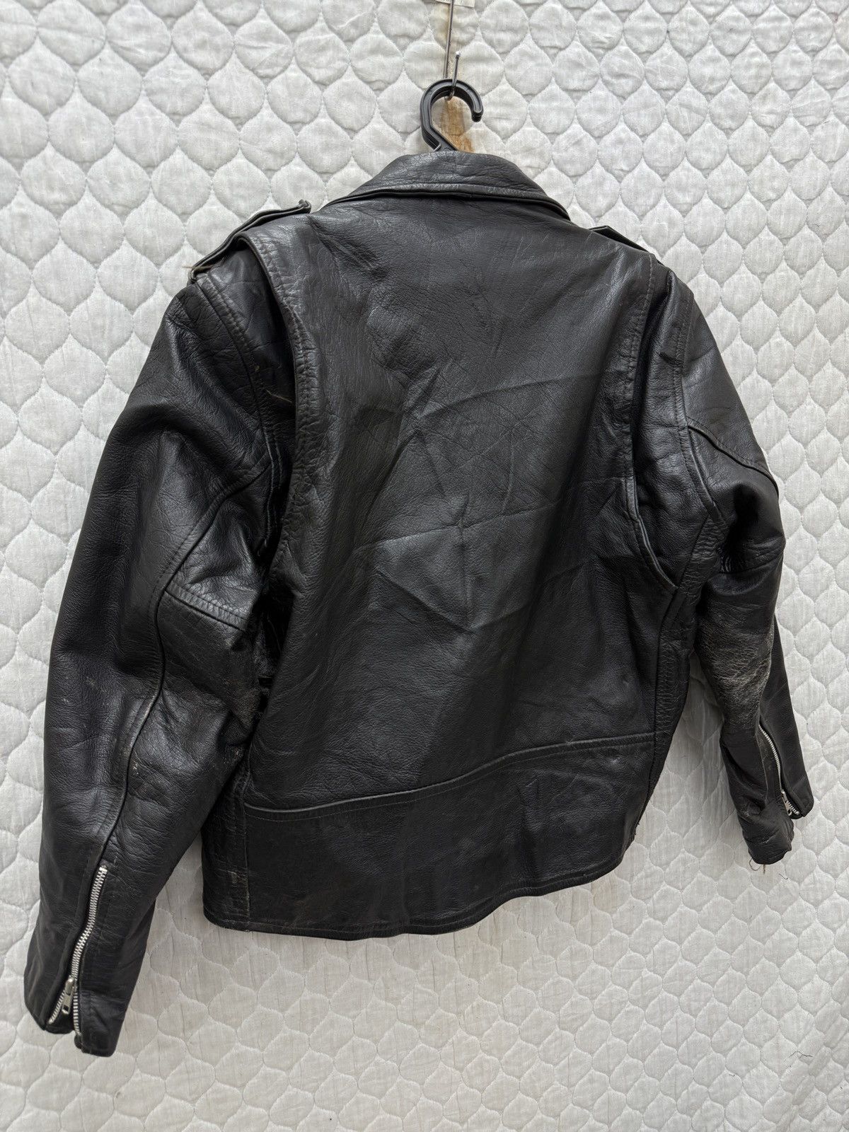 Genuine Leather 🔥🔥🔥ARCHIVE VINTAGE DOUBLE COLLAR LEATHER JACKET Size US M / EU 48-50 / 2 - 6 Thumbnail