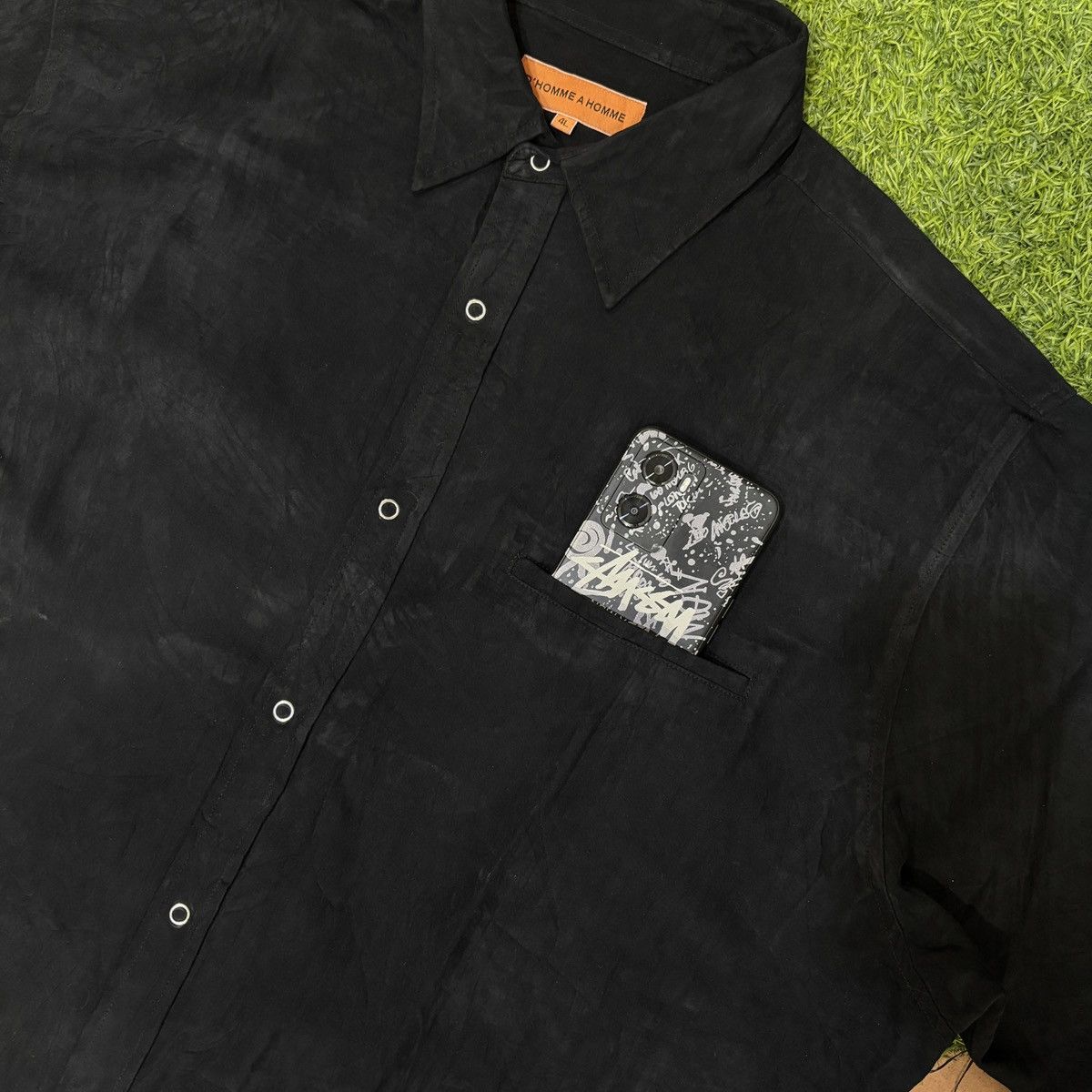 Other D’homme A Homme Suede Shirt Size US XXL / EU 58 / 5 - 3 Thumbnail