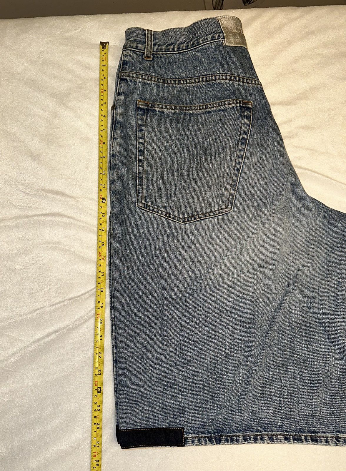 Iceberg × Vintage VTG Iceberg Jean Shorts Mens 35x14 Made In Italy Size US 35 - 7 Thumbnail