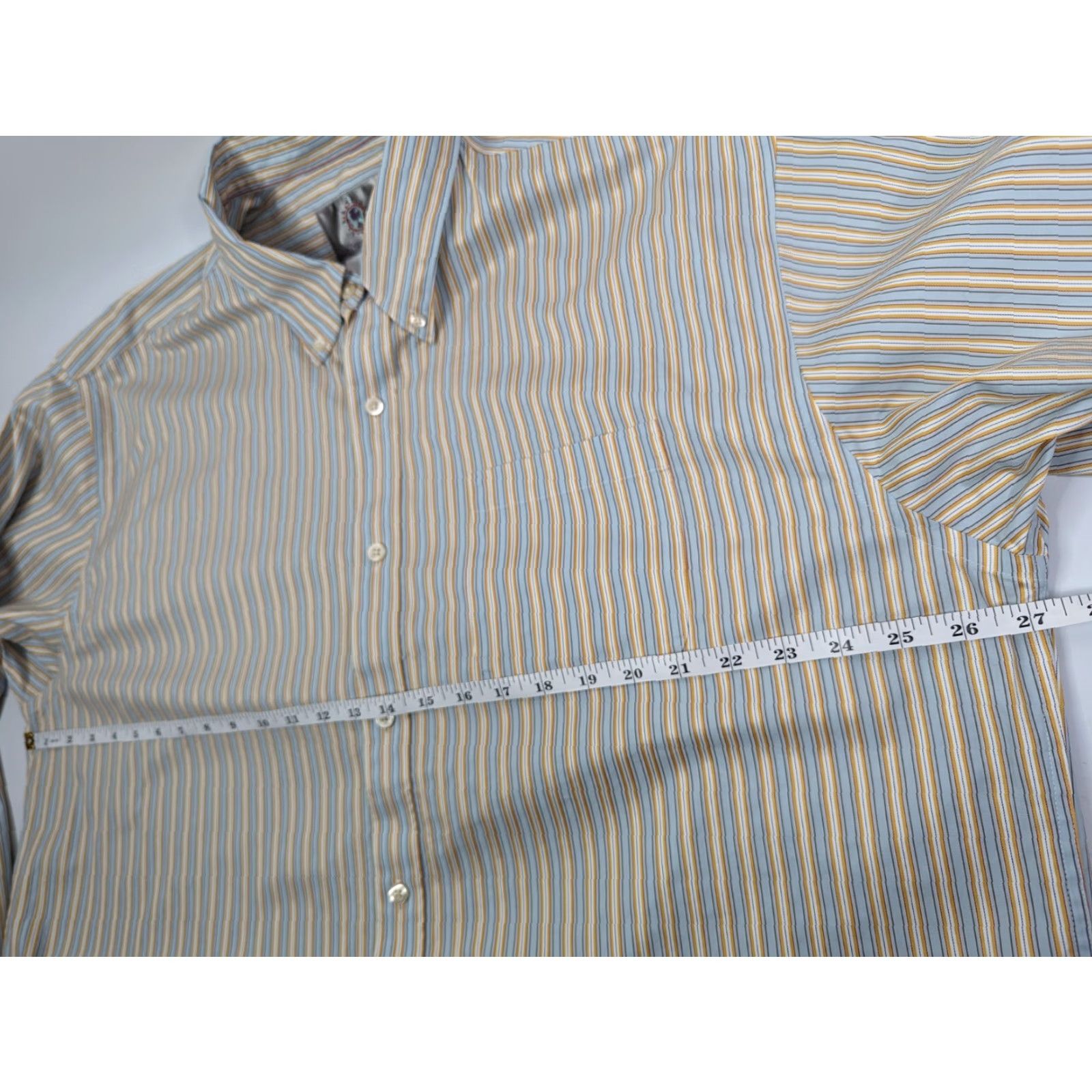The Territory Ahead Territory Ahead Striped Long Sleeve Button Down Shirt Men 2XL Cotton Multicolor Size US XXL / EU 58 / 5 - 6 Thumbnail