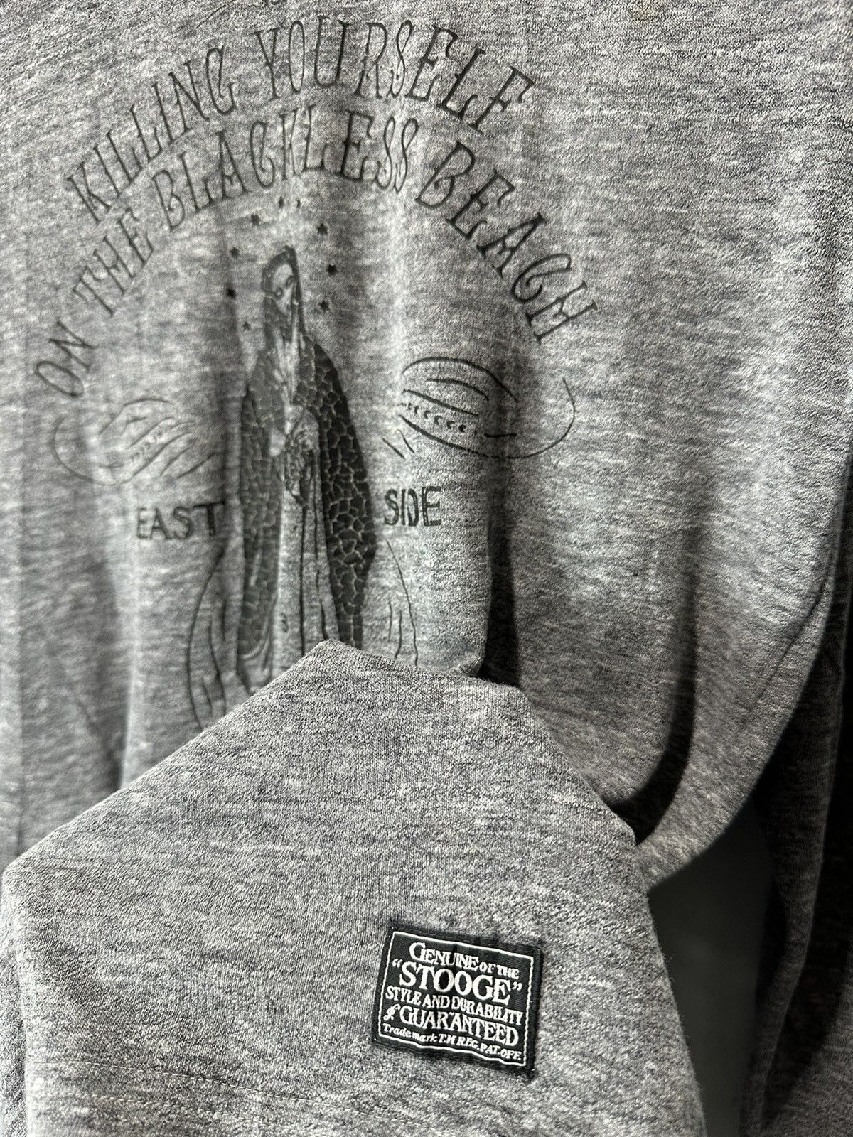 20471120 SICK TRASHED STOOGE JESUS TEE LONG SLEEVE IFSIX LGB STYLE Size US S / EU 44-46 / 1 - 4 Thumbnail