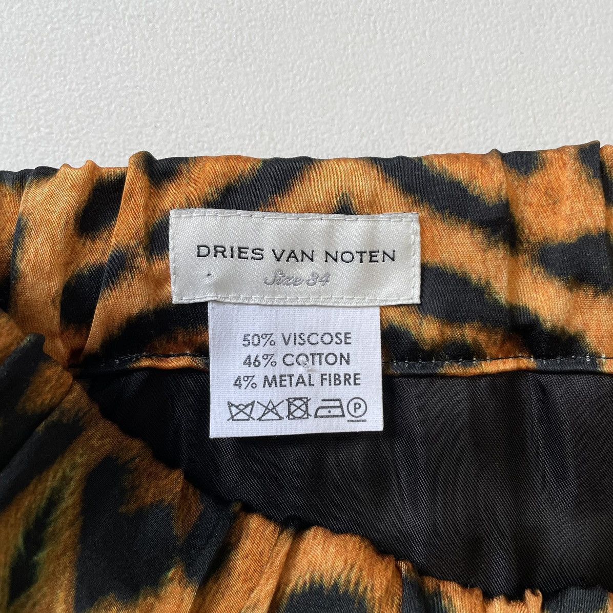 Dries Van Noten S/S 20 Leopard Print Pants Size 26" / US 2 / IT 38 - 6 Thumbnail