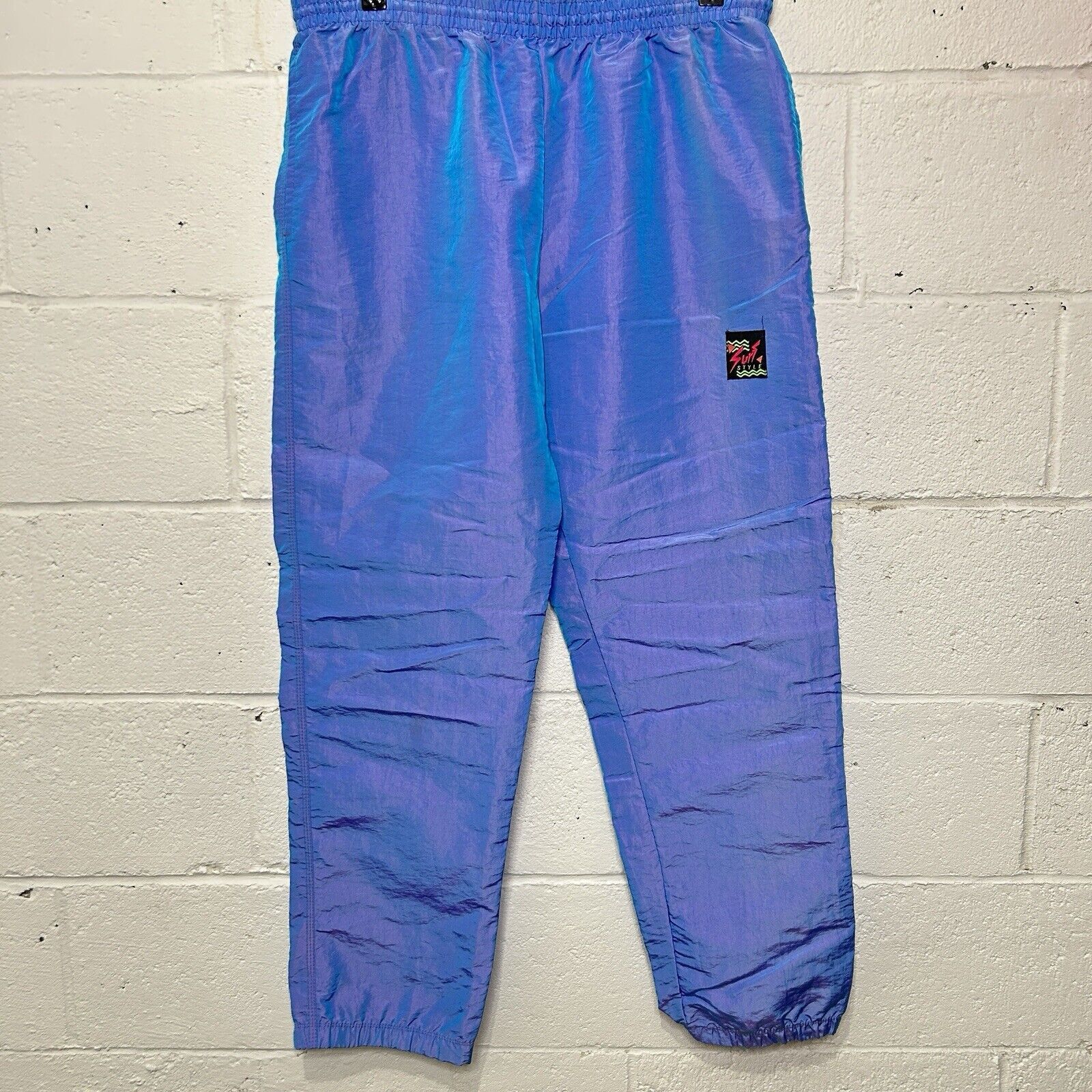 Other Vintage Surf Style Iridescent Windbreaker Jacket & Pants Size US XL / EU 56 / 4 - 8 Thumbnail