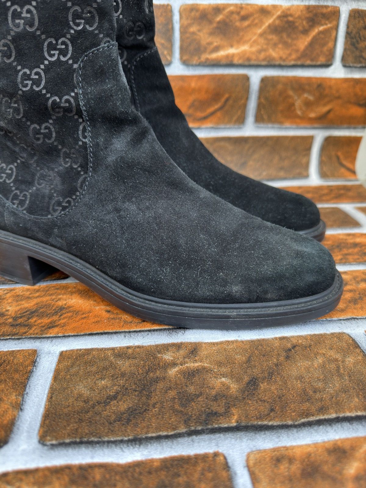 Gucci Suede Gg biker boots Size US 9 / IT 39 - 7 Thumbnail