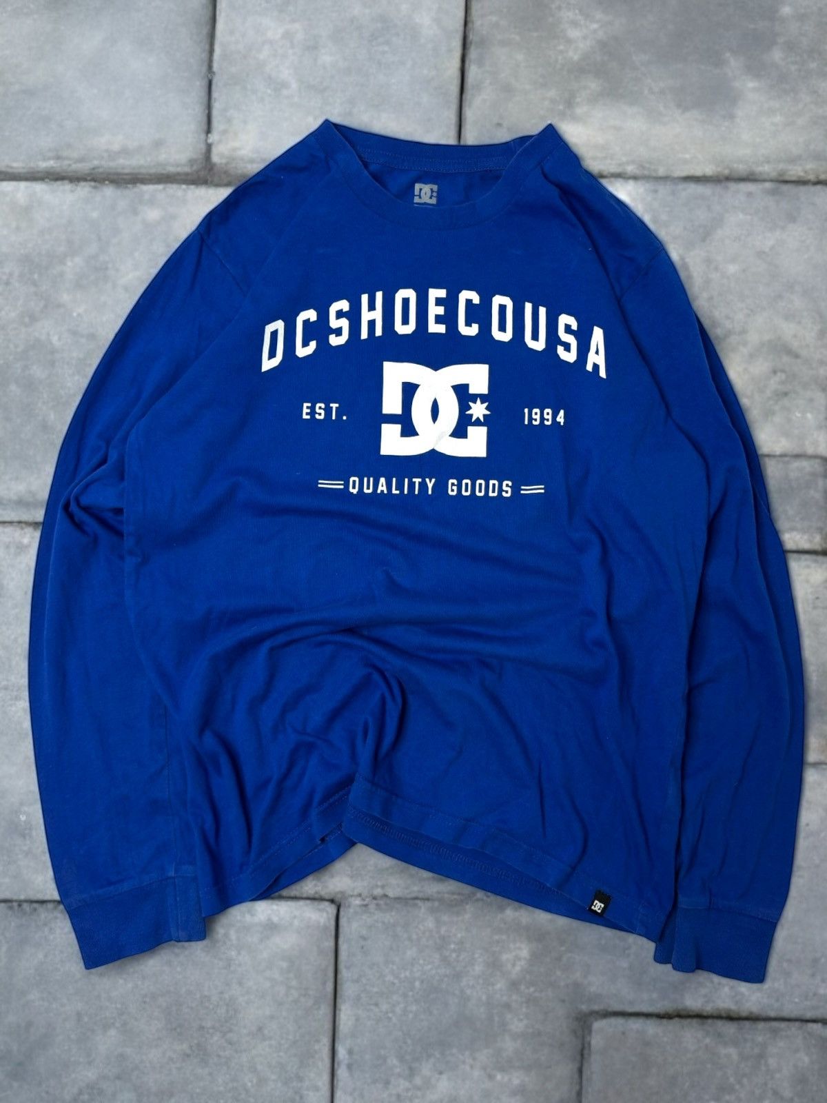 DC Blue DC skaterboards longsleeve sk8 swag drip big logo 4g Size US XS / EU 42 / 0 - 1 Thumbnail