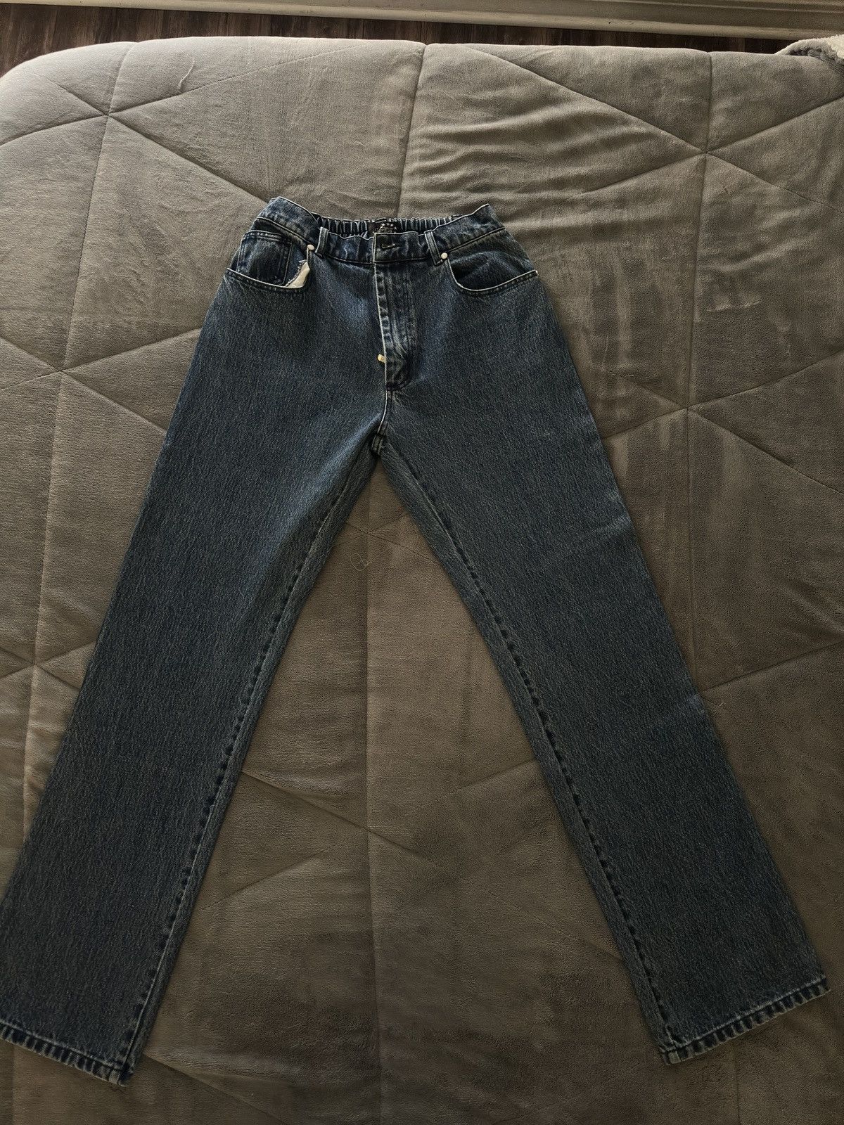 Image of Afb Studded Rockstar Denim in Blue, Men's (Size 31)