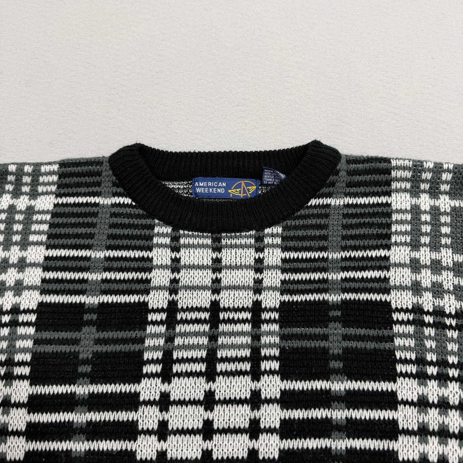 Vintage Vintage American Weekend Sweater Extra Large Geometric Size US XL / EU 56 / 4 - 3 Thumbnail