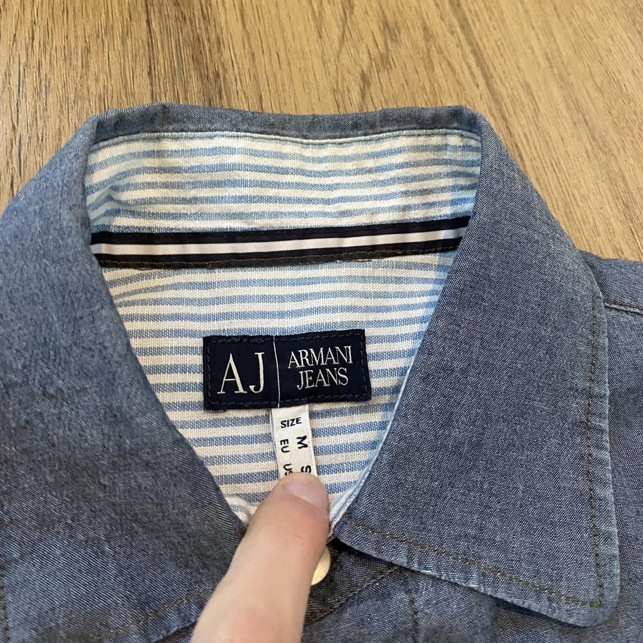 Armani Armani Jeans blue button-up shirt Size US M / EU 48-50 / 2 - 4 Thumbnail