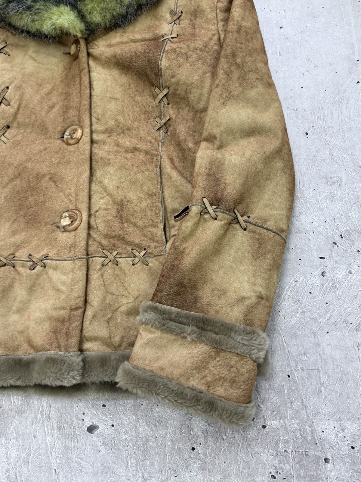 If Six Was Nine If Six Was Nine L.G.B. Style Avant Garde Fur Jacket Size L / US 10 / IT 46 - 4 Thumbnail
