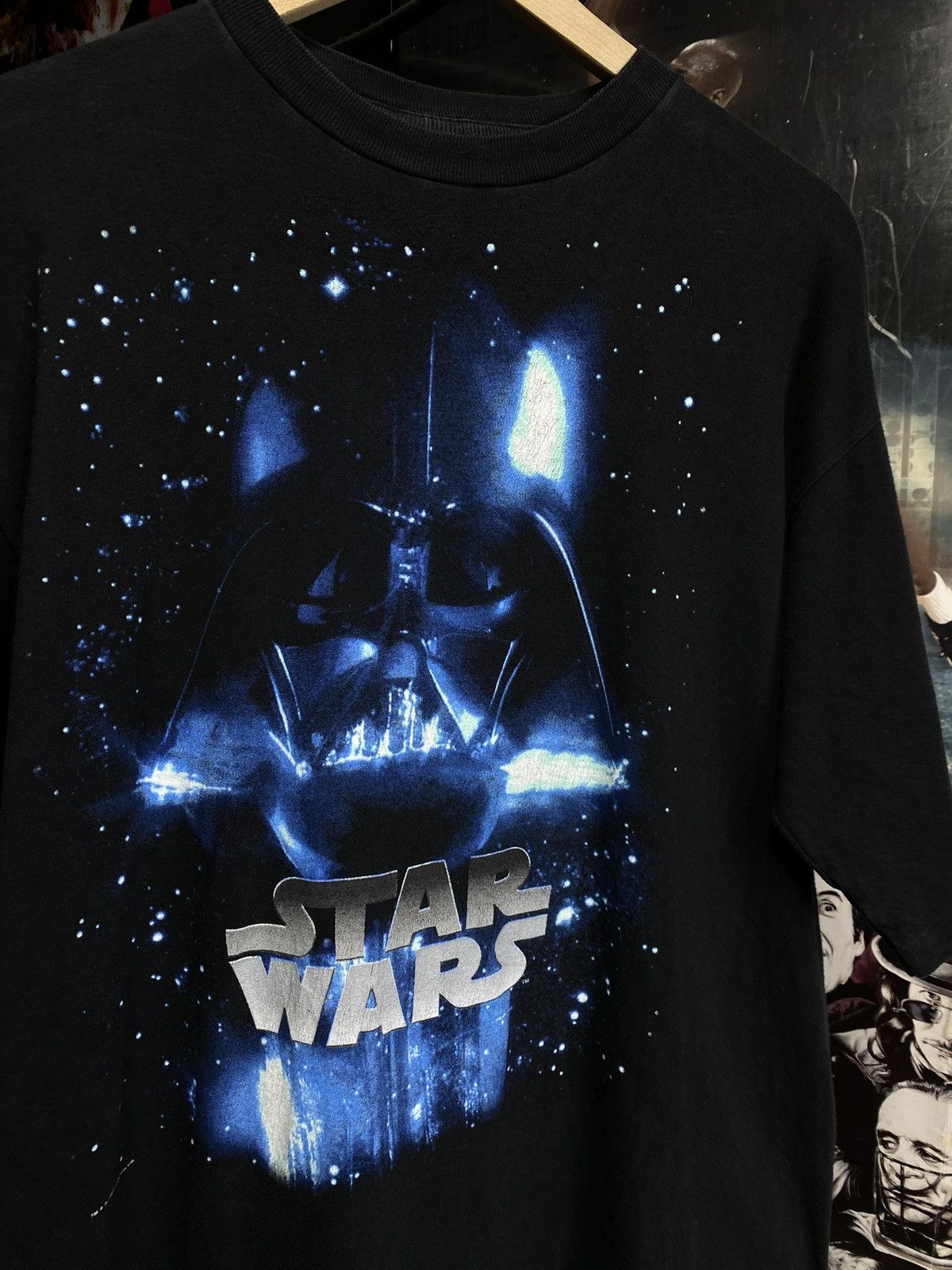 Vintage Vintage 90’s Darth Vader T-Shirt Vtg Star Wars Movie Tee XL Size US XL / EU 56 / 4 - 2 Thumbnail