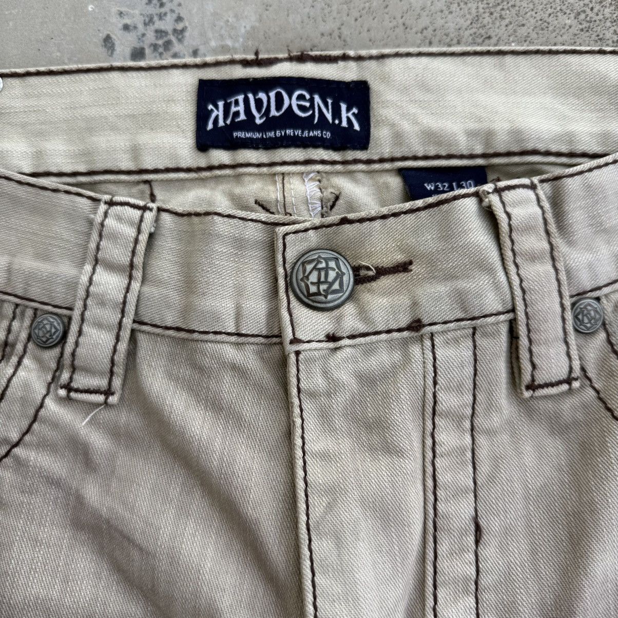 Kayden K VINTAGE KAYDEN K FADED JEAN DENIM PANTS Size US 34 / EU 50 - 5 Thumbnail