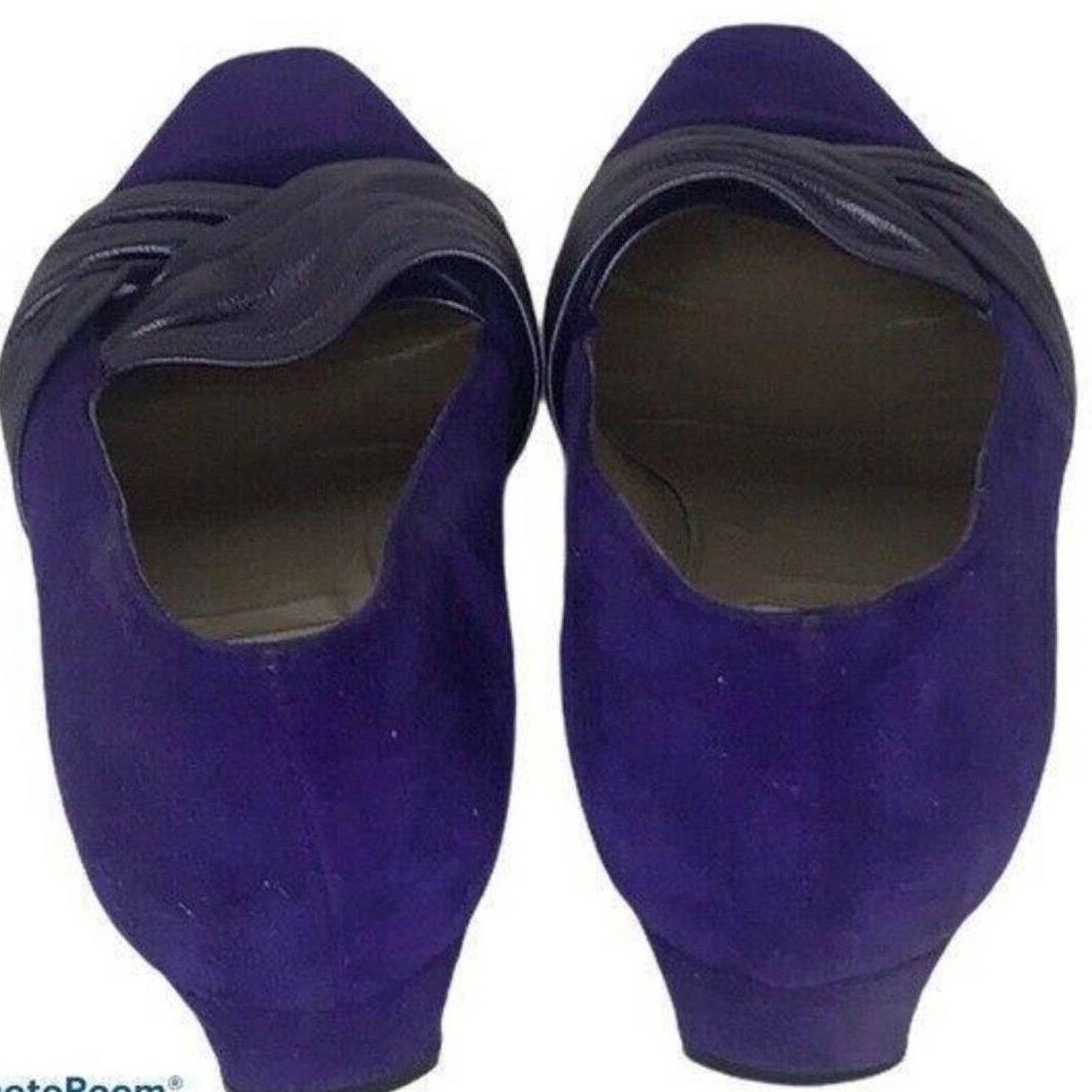 Other Via Garda Purple Leather Slip-On Loafers Made in Italy 7 Size US 7 / IT 37 - 9 Thumbnail