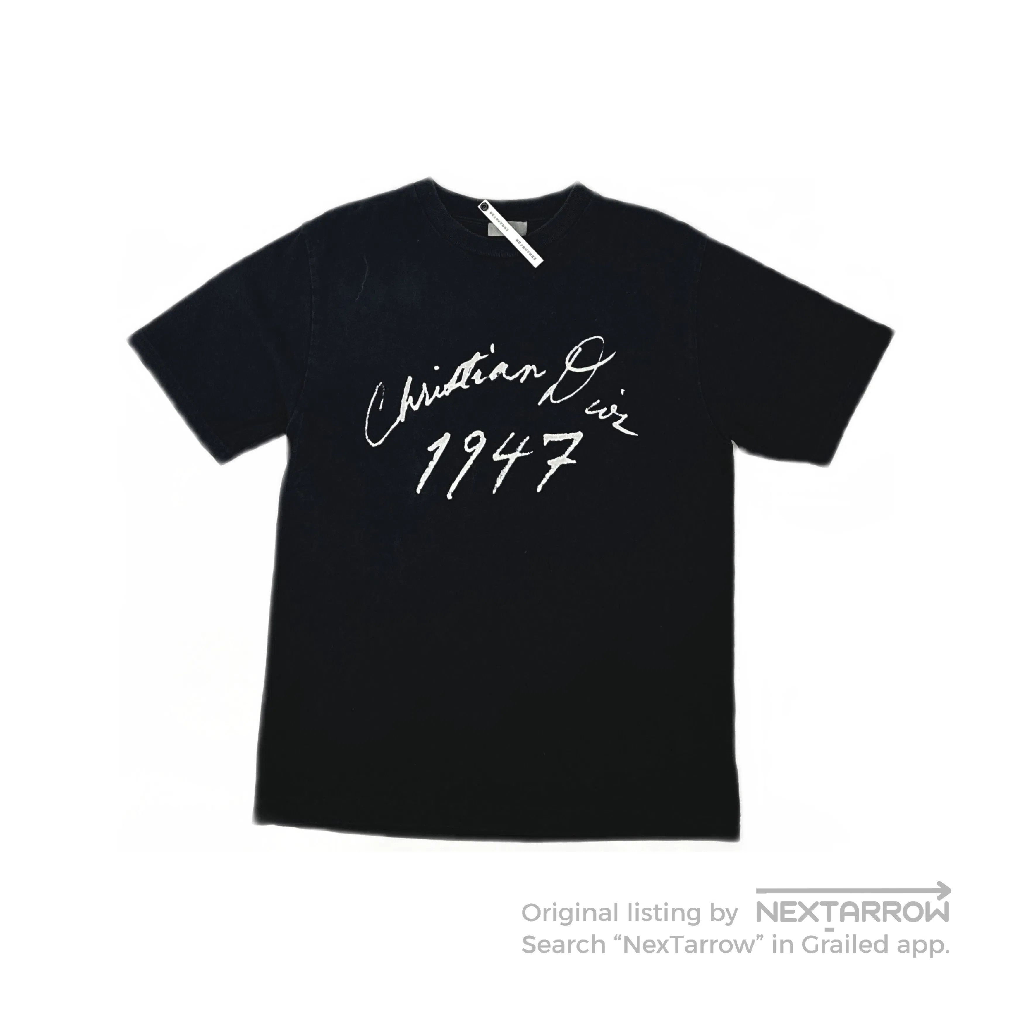 Dior Christian Dior 1947 Cut Hem T-Shirt | Grailed