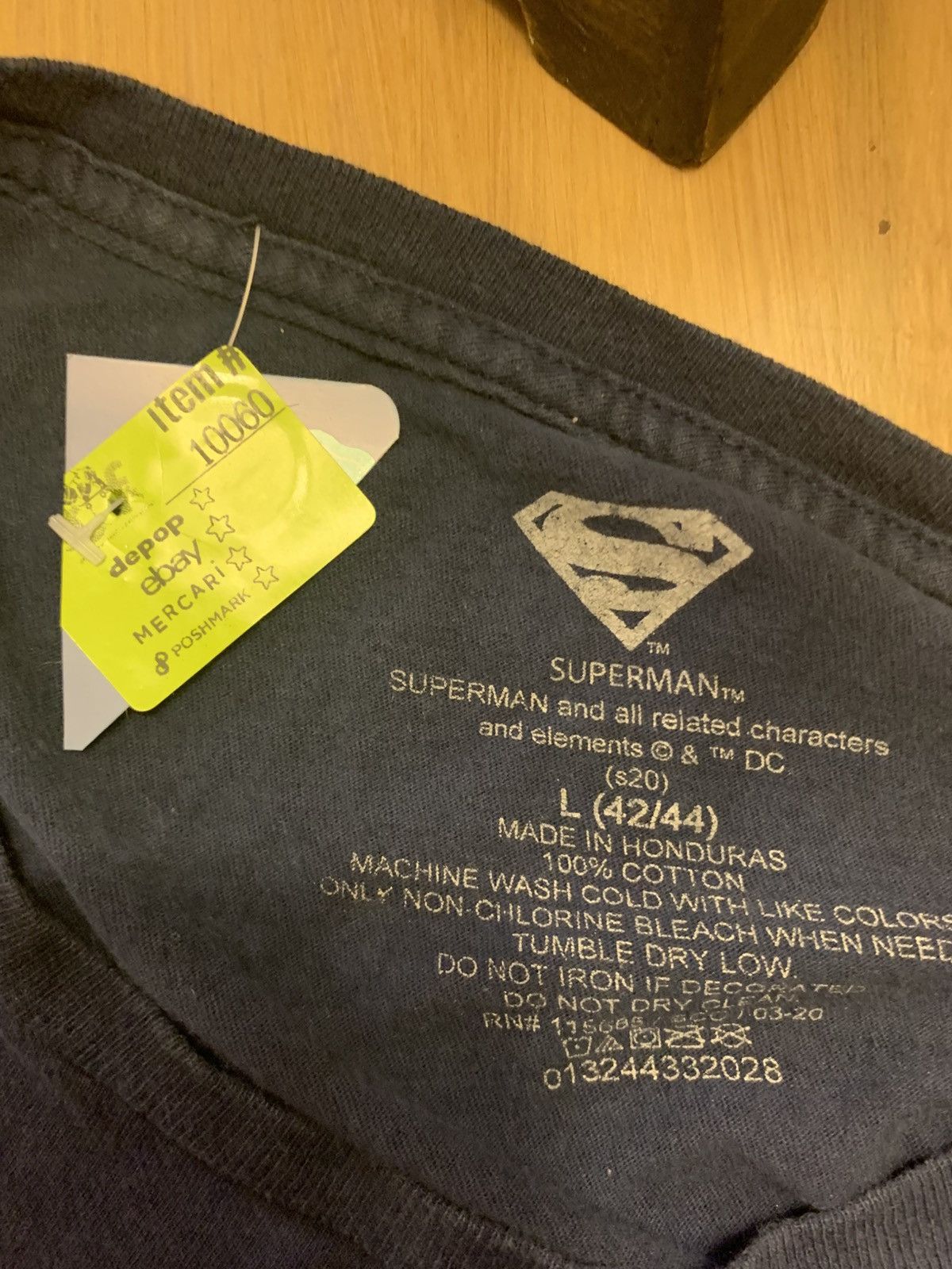 Other Navy Superman Logo T Shirt Size US L / EU 52-54 / 3 - 5 Thumbnail