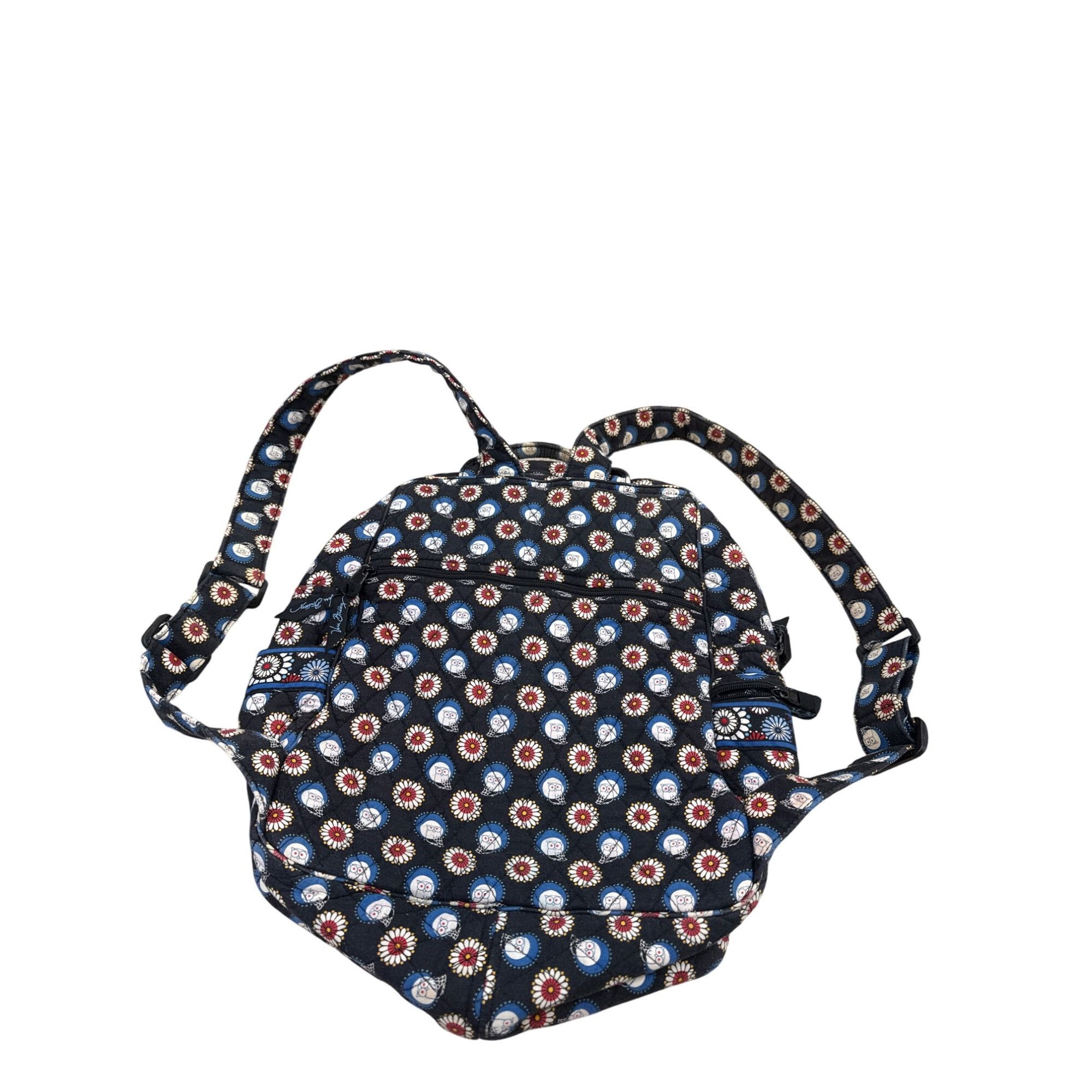 Vera Bradley Vera Bradley blue Owl & Floral Print Quilted Backpack 16" x Size ONE SIZE - 6 Thumbnail