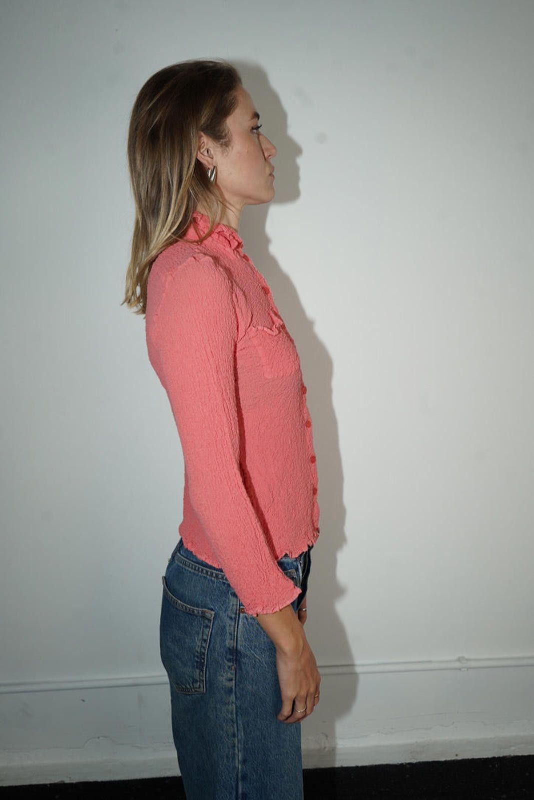 Issey Miyake Issey Miyake Button Up Blouse Size ONE SIZE - 5 Thumbnail