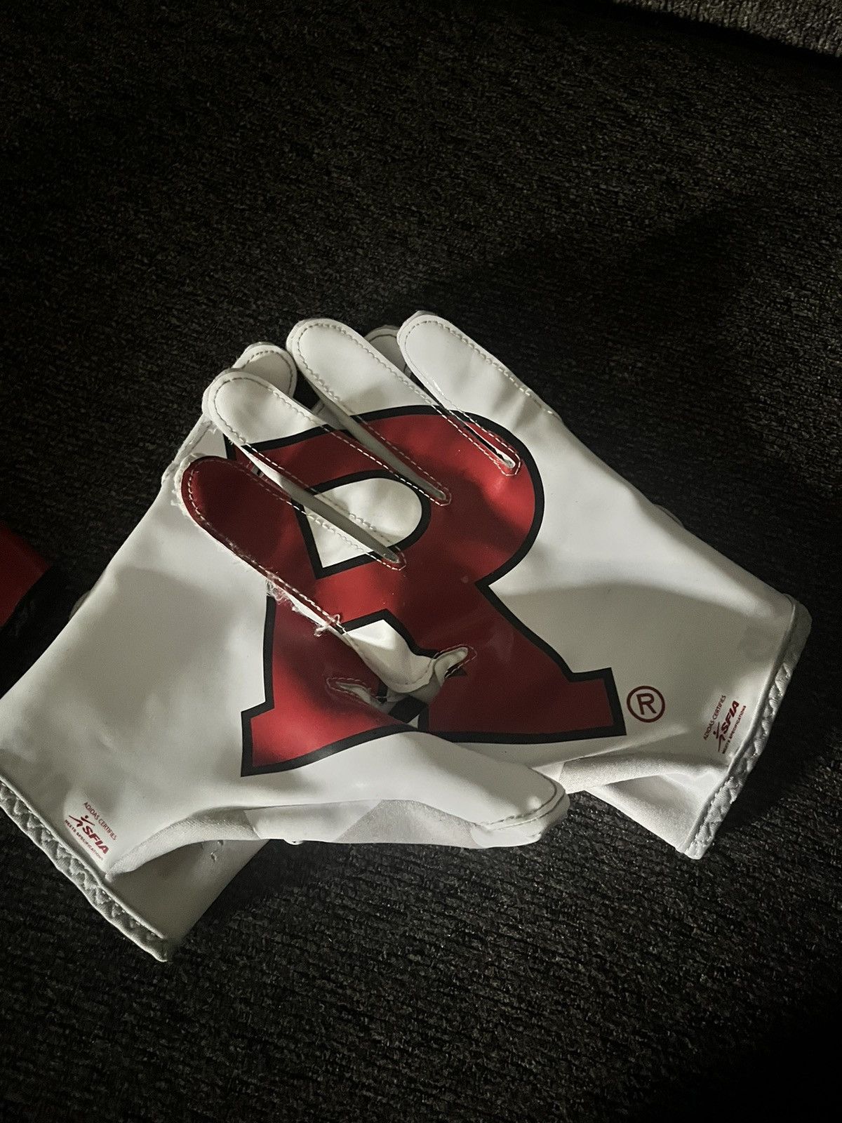 Adidas Rutgers football gloves Grailed