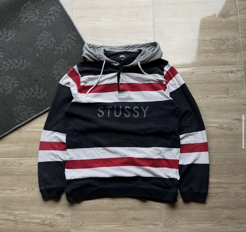 Stussy stussy hoodie color block Size US L / EU 52-54 / 3 - 1 Thumbnail