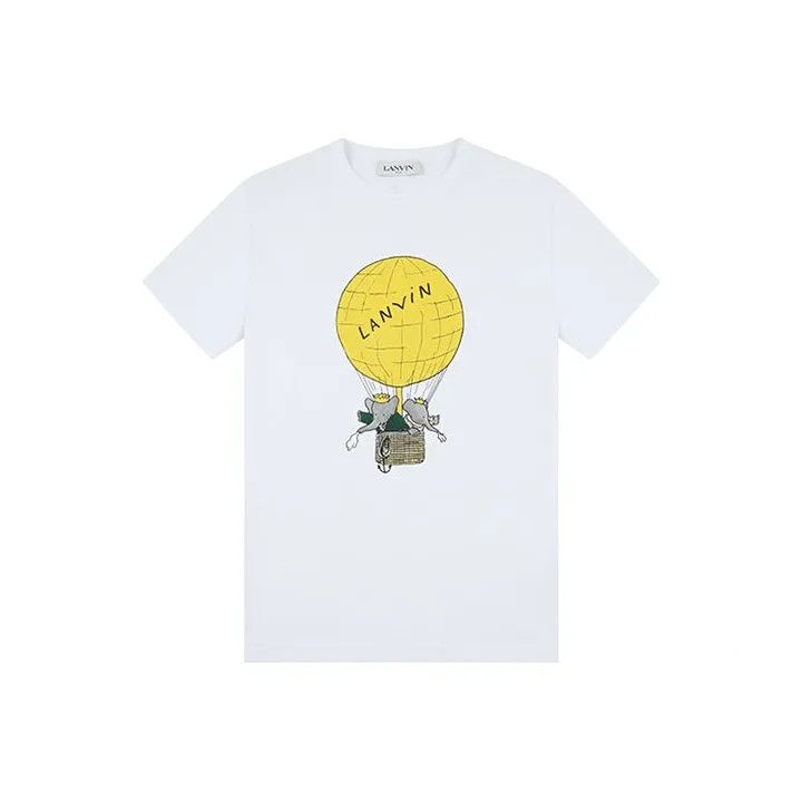 Lanvin Lanvin Printed Short Sleeve T-Shirt for Men 0079 Size US M / EU 48-50 / 2 - 1 Thumbnail