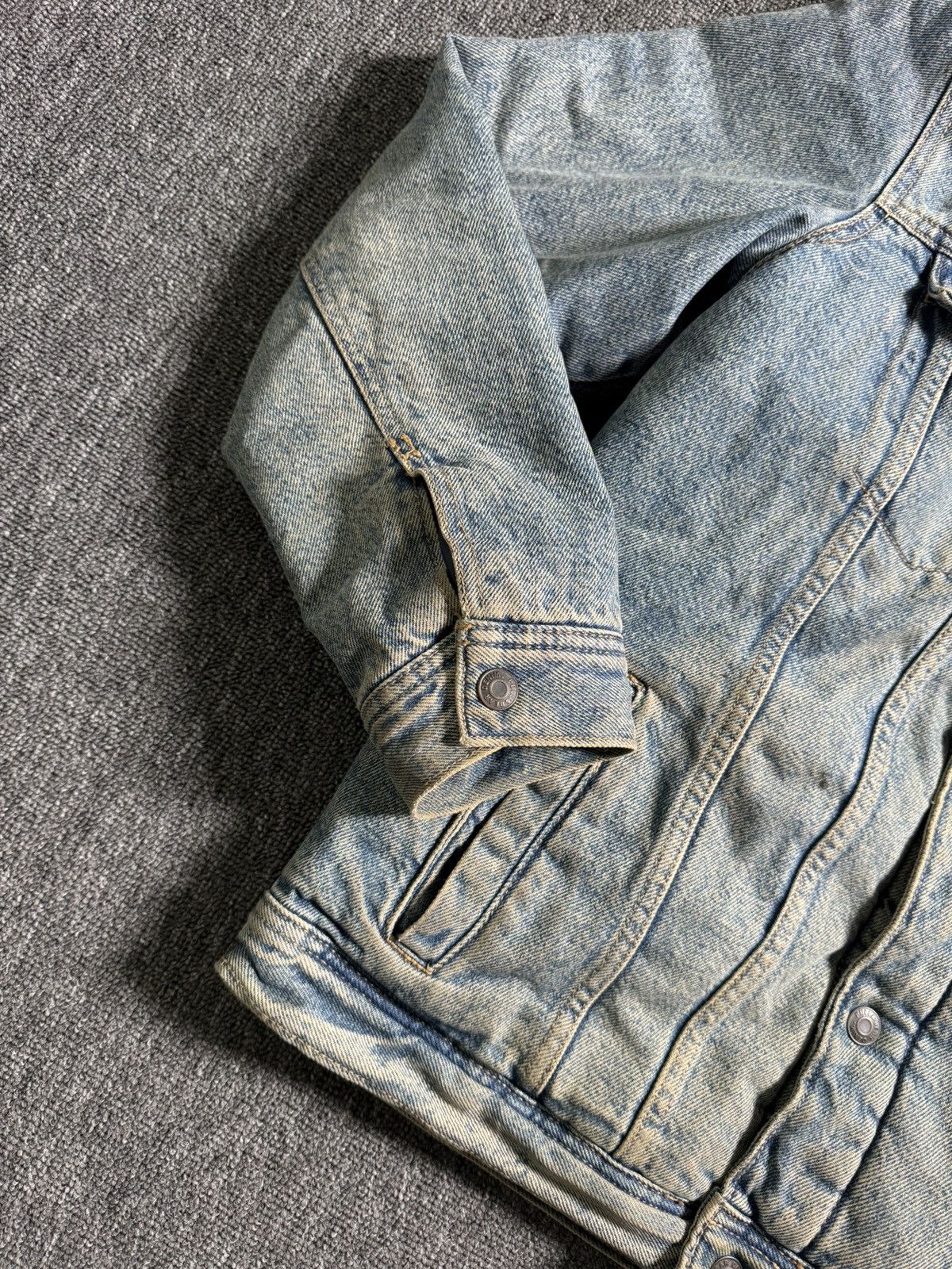 Pull & Bear Pull And Bear Lined Mens Denim Jacket Size M Size US L / EU 52-54 / 3 - 6 Thumbnail