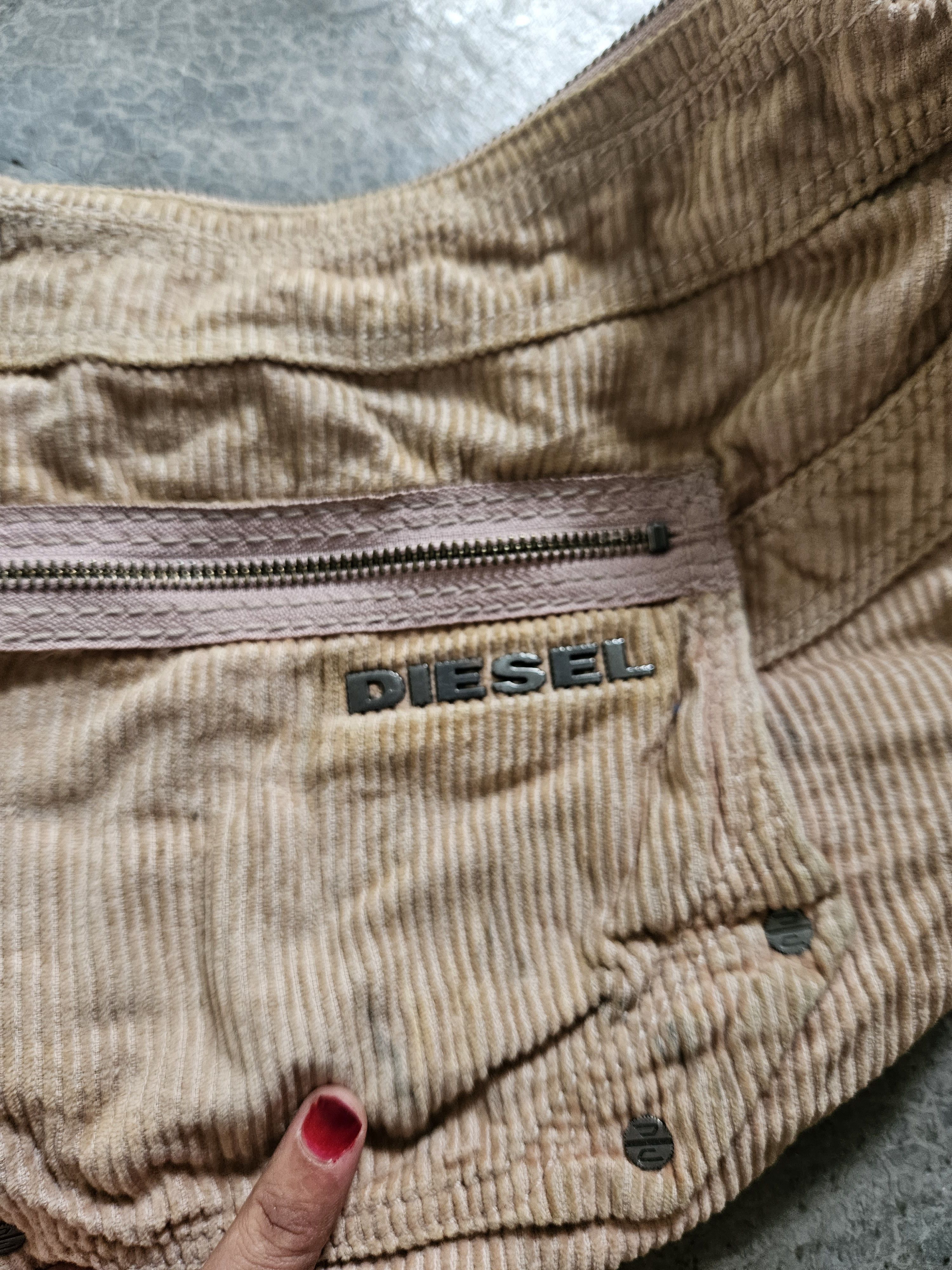 Diesel VTG DIESEL banana corduroy bag Size ONE SIZE - 7 Thumbnail