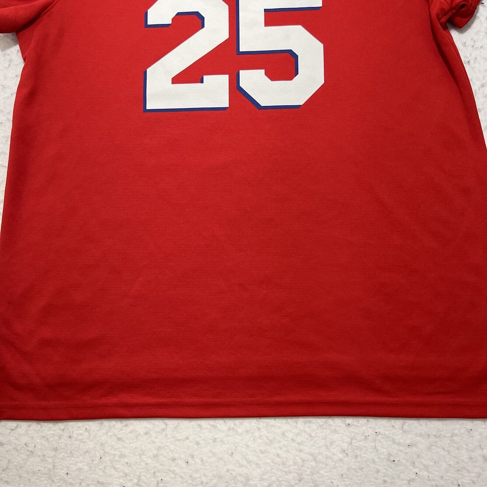 NBA NBA Philadelphia 76ers Ben Simmons 25 Red Graphic T Shirt Size L / US 10 / IT 46 - 12 Thumbnail