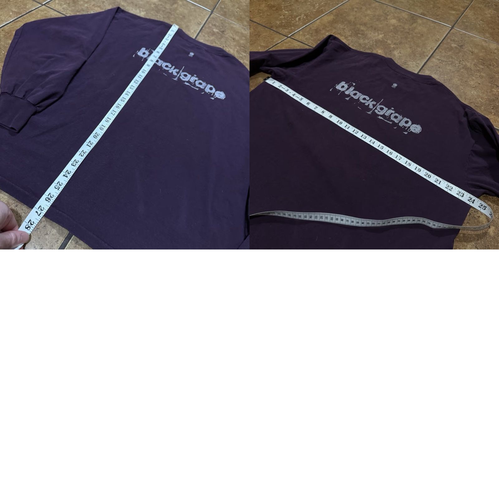 Vintage VTG Black Grape Stupid Stupid Stupid Shirt Band Rock Rare Long Sleeve XL Oasis Men T-Shirt Wine Sleeve Long NXOSIS Size US XL / EU 56 / 4 - 8 Thumbnail