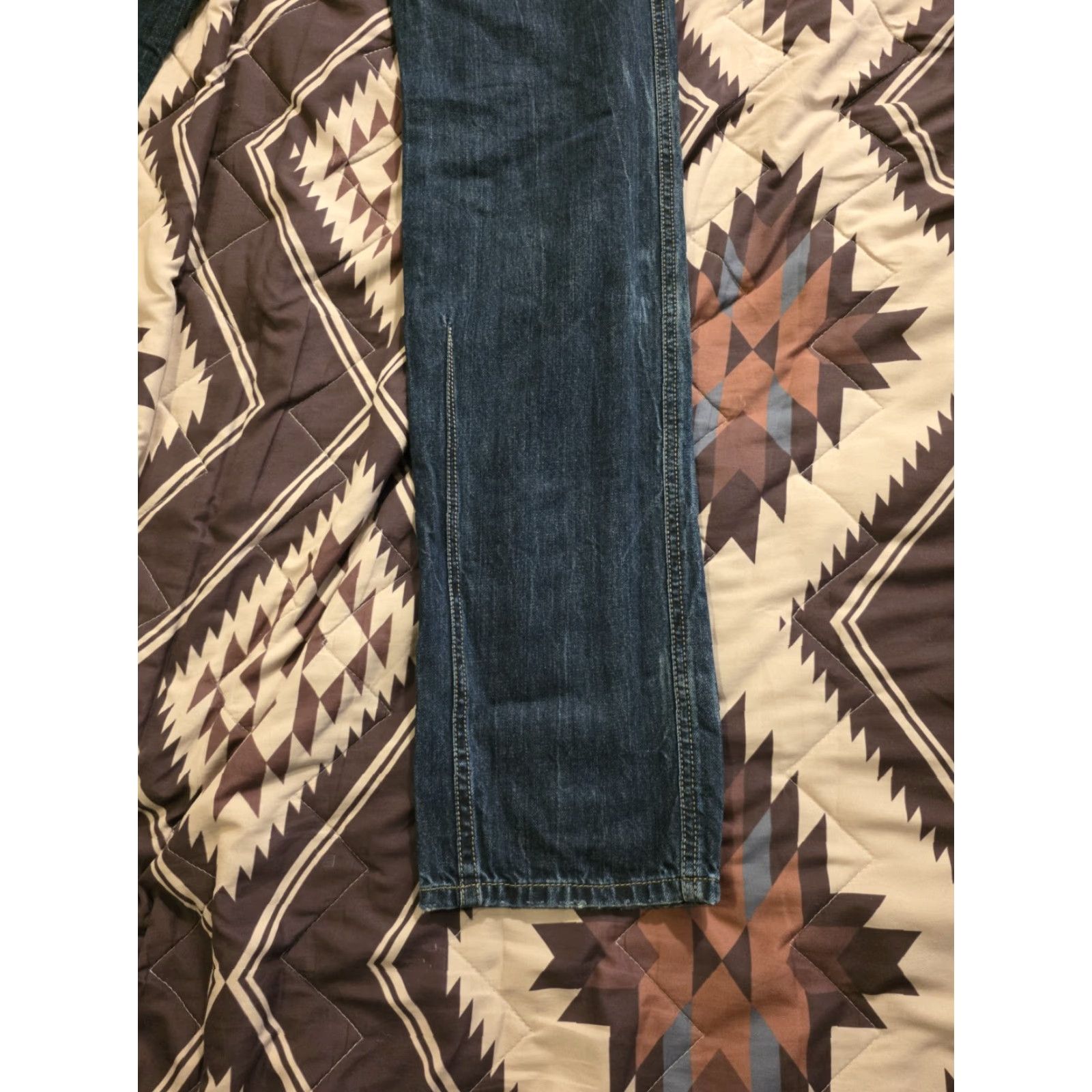 Diesel VINTAGE Diesel Darron Regular Slim Tapered Jeans Mens 30x34 Blue Distressed Denim Cotton Jeans Slim Tapered Mid Rise 30 34 Mens Size US 30 / EU 46 - 3 Thumbnail