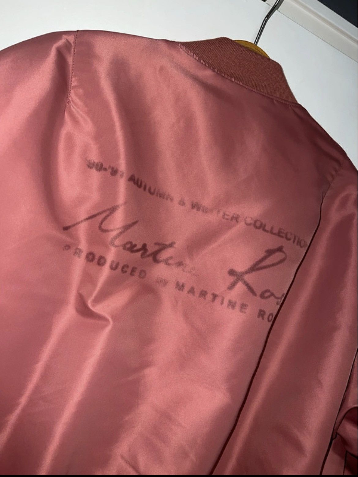 Martine Rose Martine Rose Bomber Jacket Pink XL Size US XL / EU 56 / 4 - 3 Thumbnail