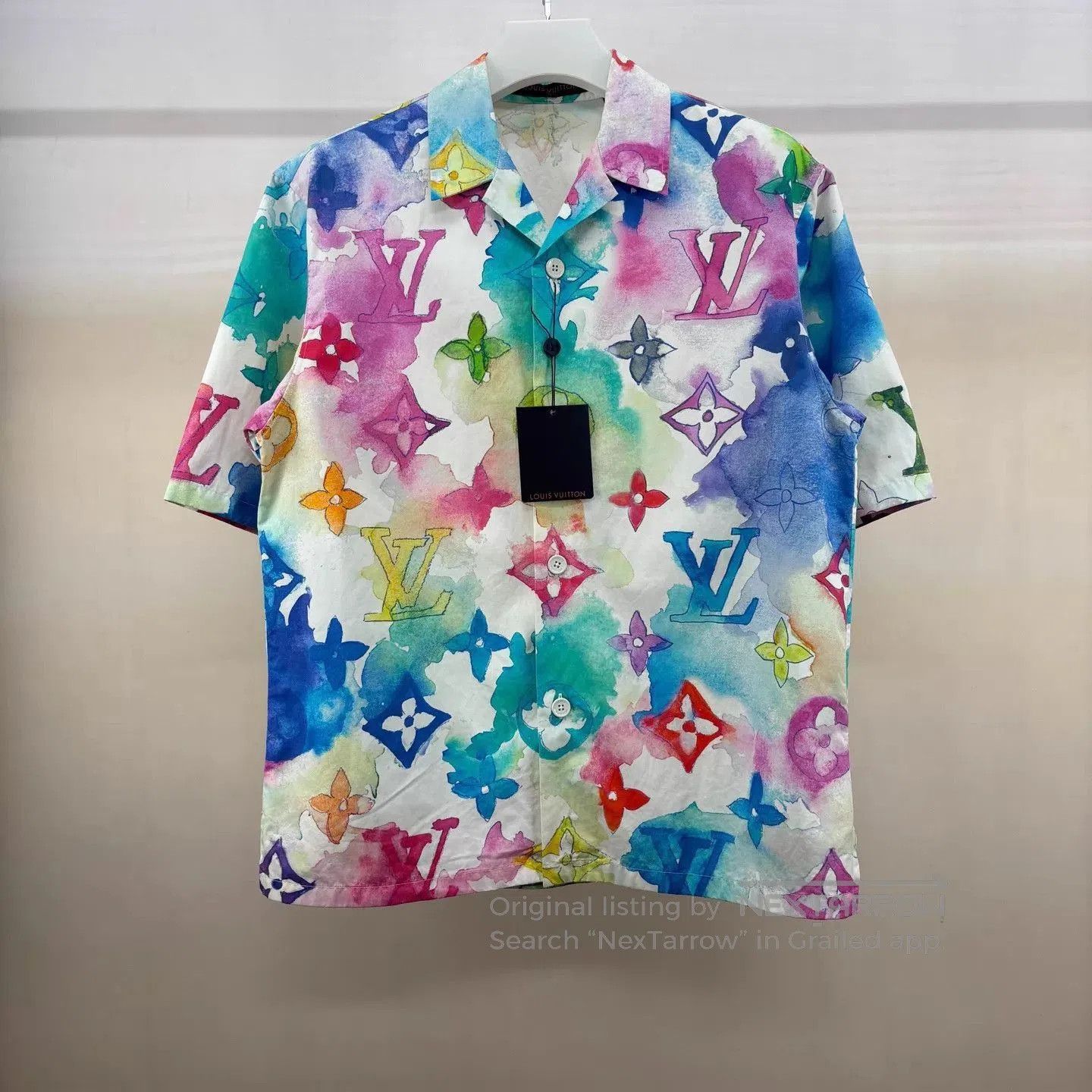 Louis Vuitton Multi Color Printed Short Sleeve Shirt. Size US M / EU 48-50 / 2 - 1 Thumbnail