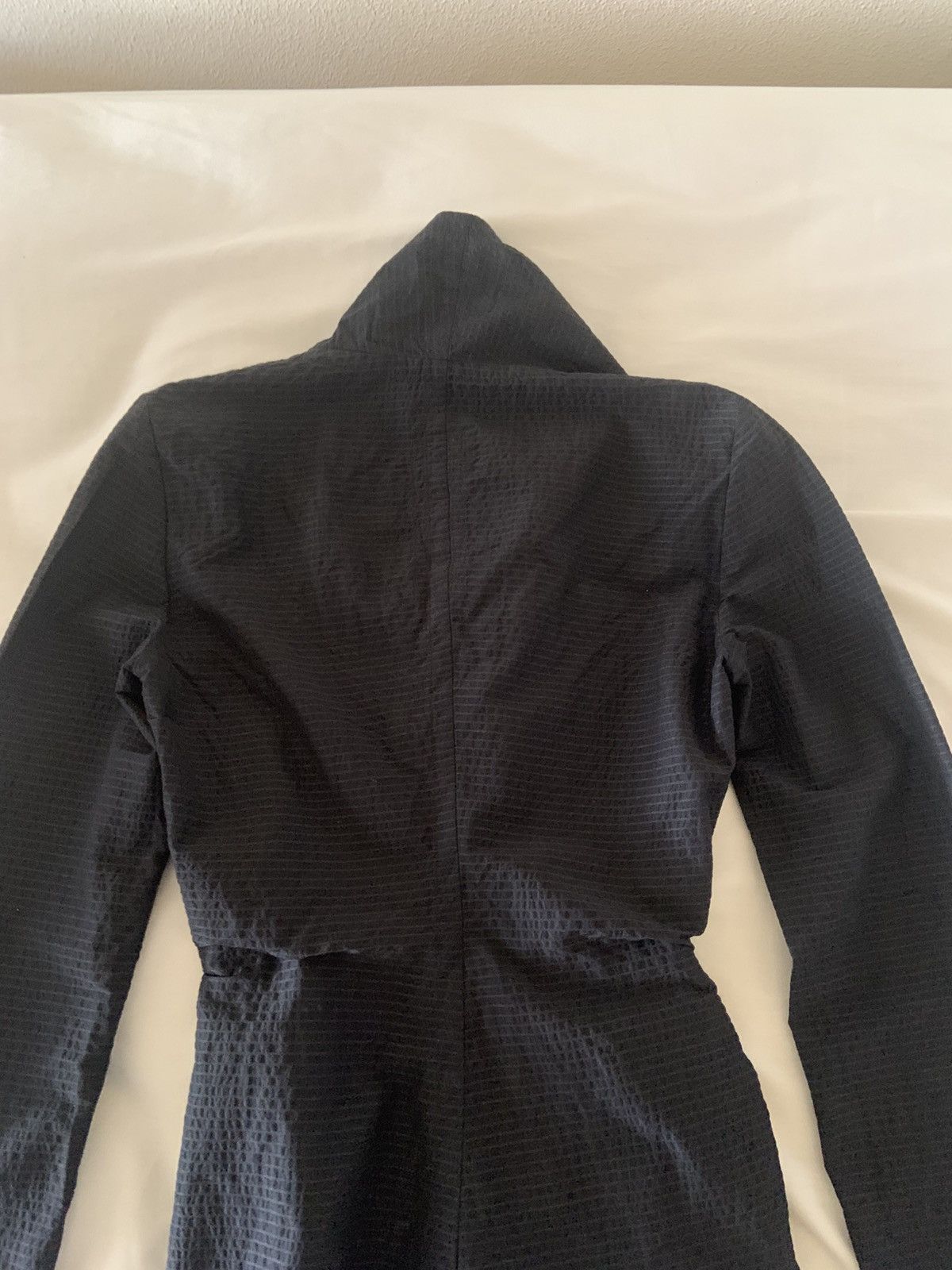 Rick Owens Rick Owens Babel 2019 charcoal light wrap jacket Size S / US 4 / IT 40 - 8 Thumbnail