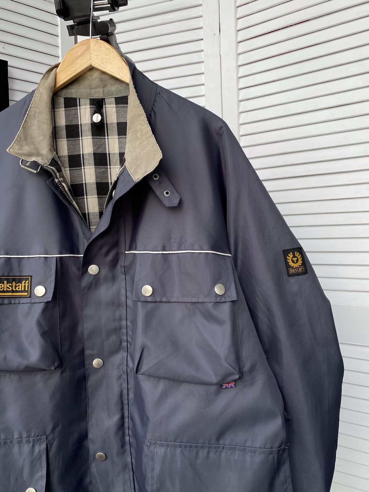 Belstaff × Vintage Vintage Belstaff Trialmaster Moto Multi Pocket Nylon Jacket Size US XL / EU 56 / 4 - 6 Thumbnail