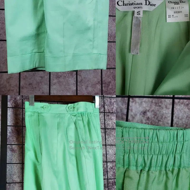 Dior Dior Mint Green Casual Pants for Women . Size 23" - 5 Thumbnail
