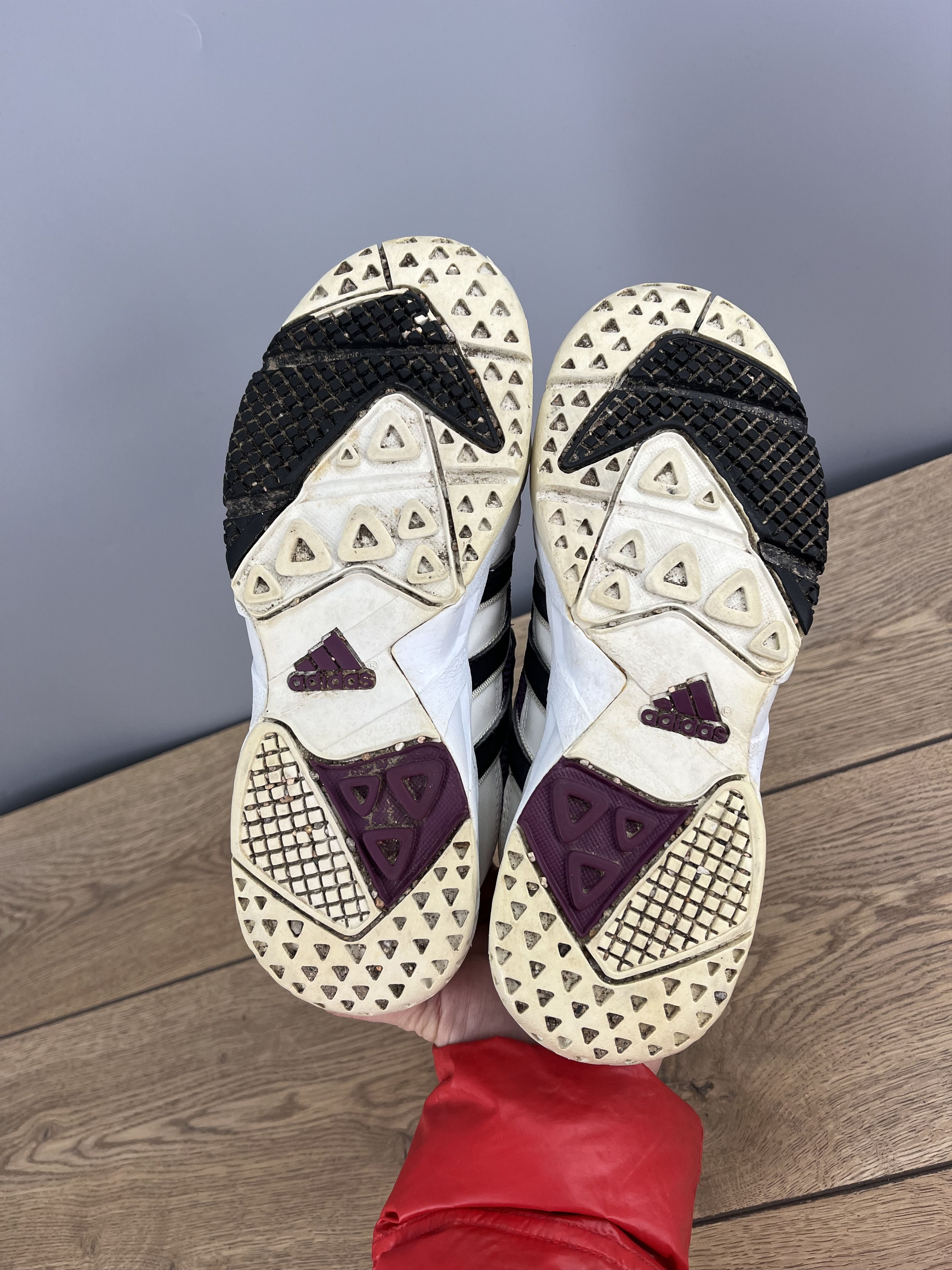 Adidas Vintage 1997 adidas Women’s Trainers White Black Purple Size US 8 / IT 38 - 11 Thumbnail