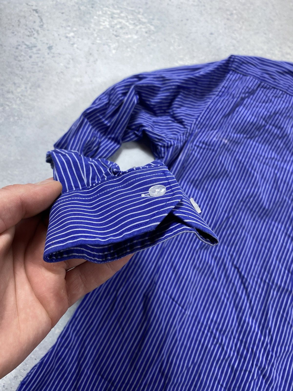 Moschino Moschino Mens Blue Shirt Size Large Size US L / EU 52-54 / 3 - 7 Thumbnail