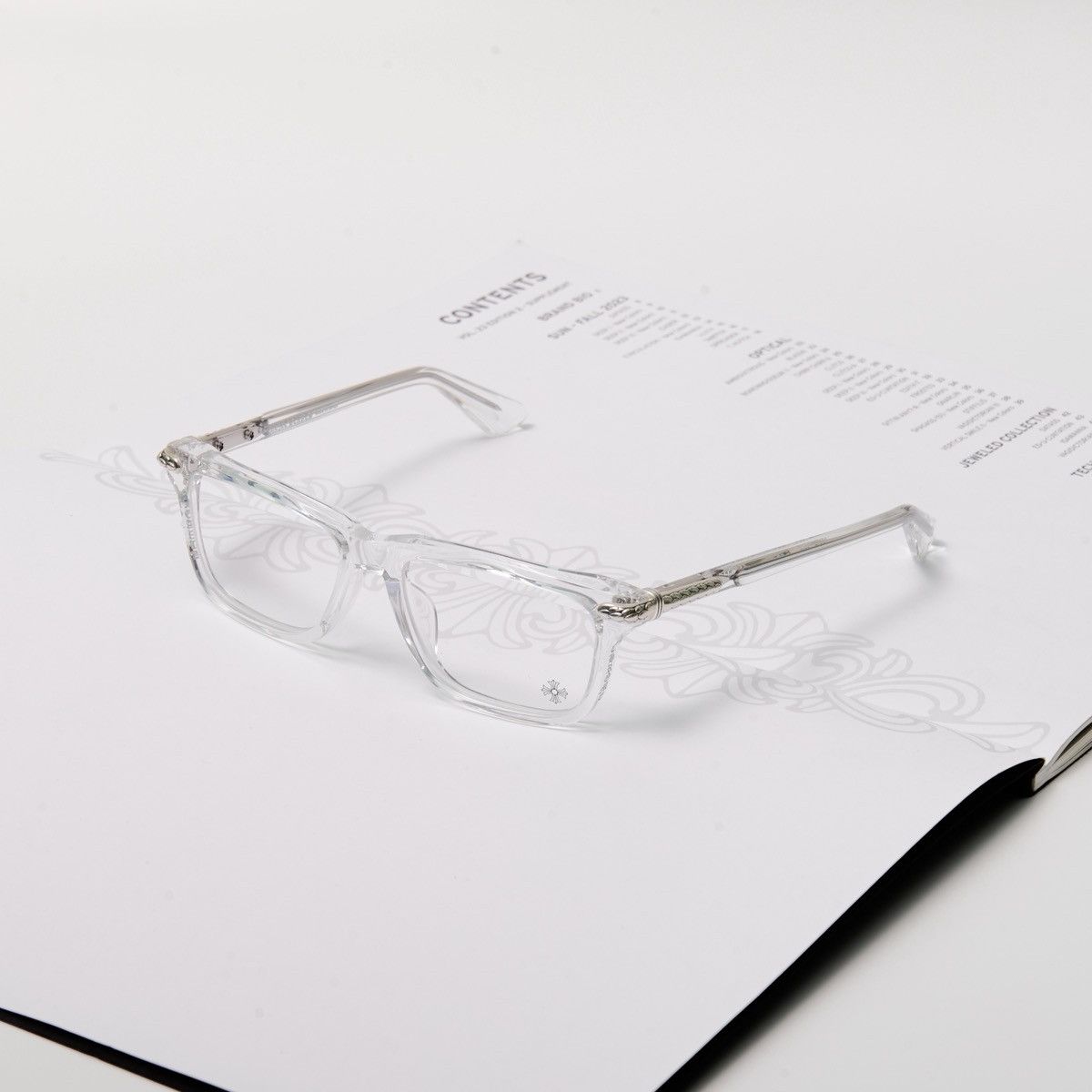 Chrome Hearts CHROME HEARTS LITTLE DINGER CRYSTAL GLASSES Size ONE SIZE - 1 Thumbnail