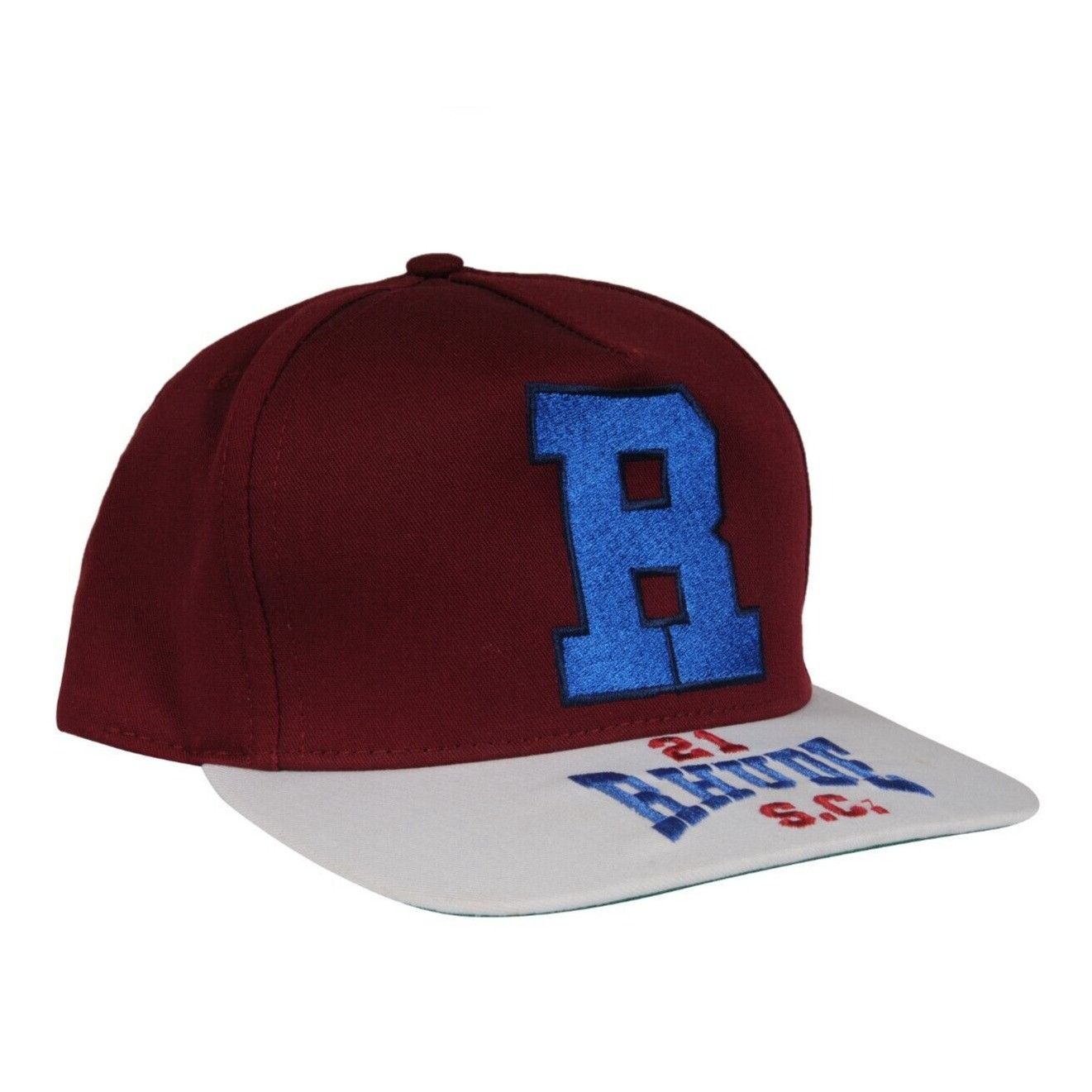 Rhude Embroidered 21 R S.C. Baseball Cap Red Burgundy - 02378 Size ONE SIZE - 12 Thumbnail
