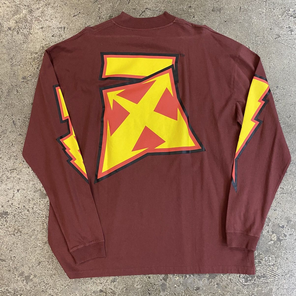Off-White Off-White Burgundy Bolt Shirt Size US L / EU 52-54 / 3 - 2 Thumbnail