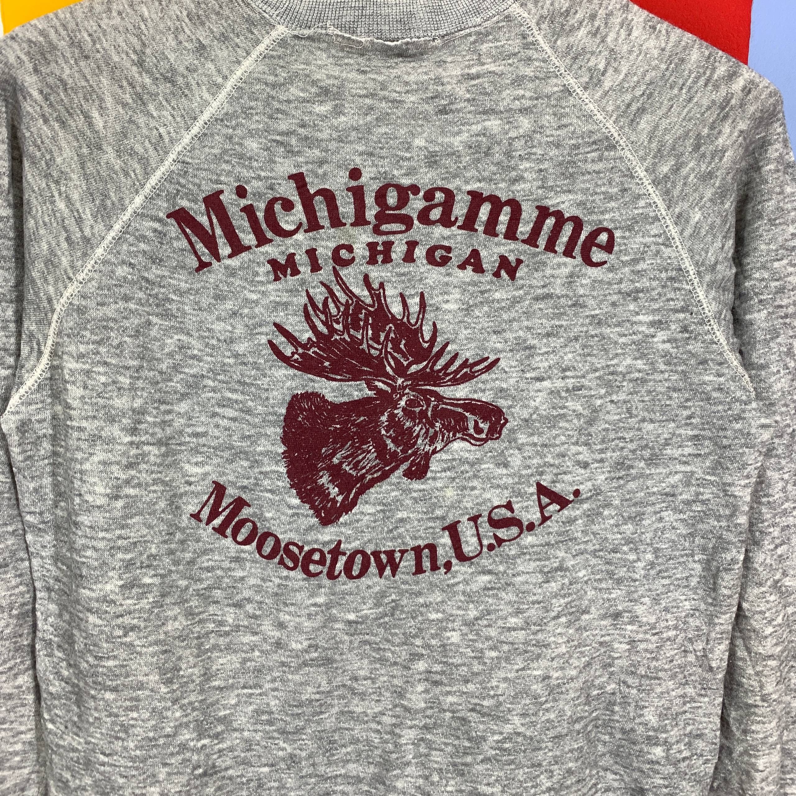 JCPenney 90s Vintage MICHIGAMME MICHIGAN Sweatshirt #2586/W Size US S / EU 44-46 / 1 - 2 Thumbnail