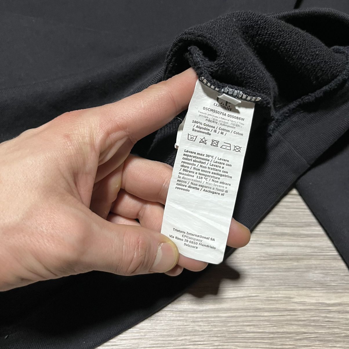 C.P. Company C.P. Company Sweatshirt Black central logo Size US M / EU 48-50 / 2 - 7 Thumbnail